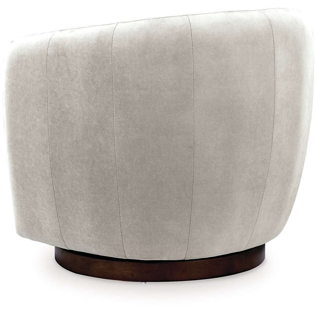 Annbury Swivel Accent Chair - Sand