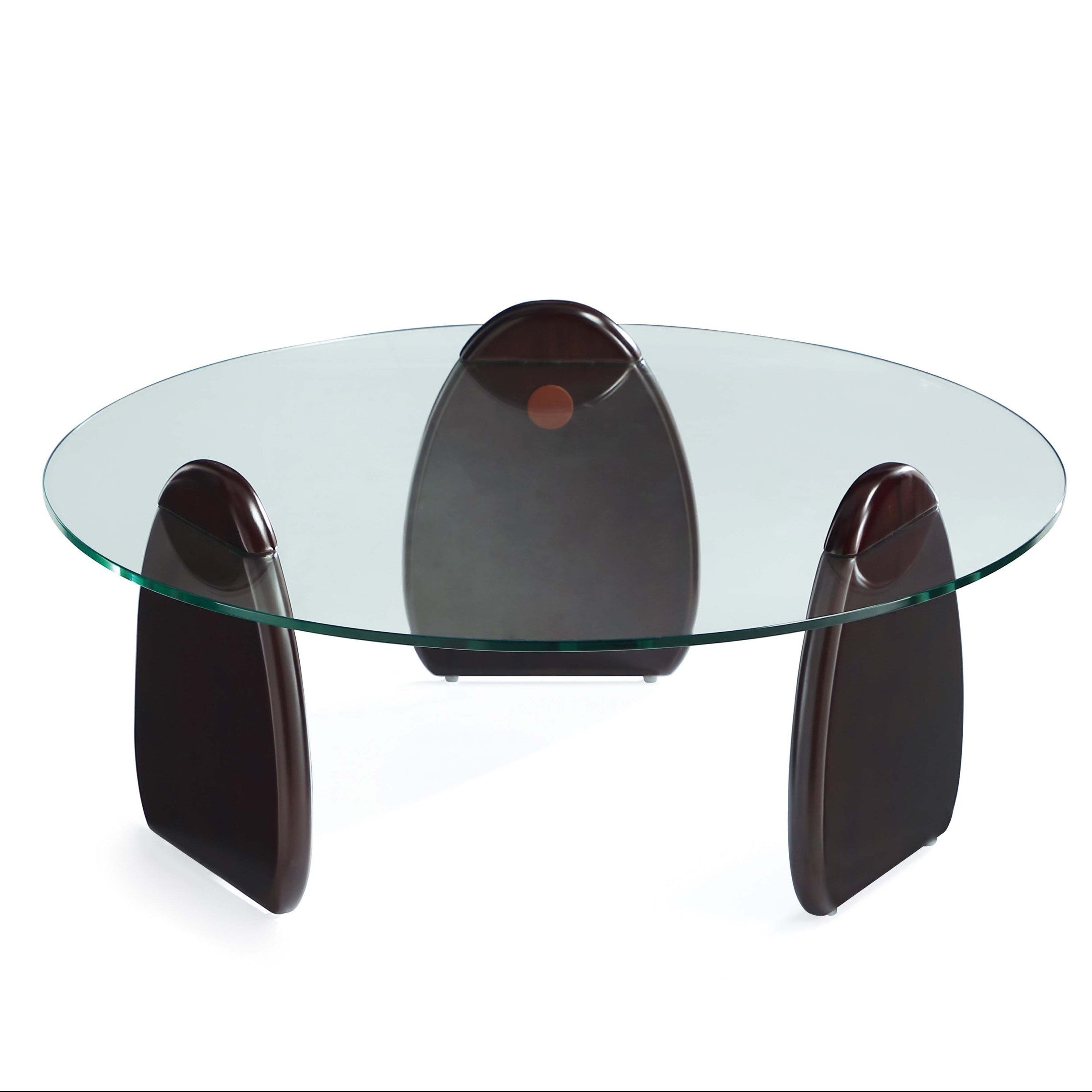 Artesia Dark Walnut Coffee Table | Modern Solid Wood Living Room Centerpiece | MidinMod