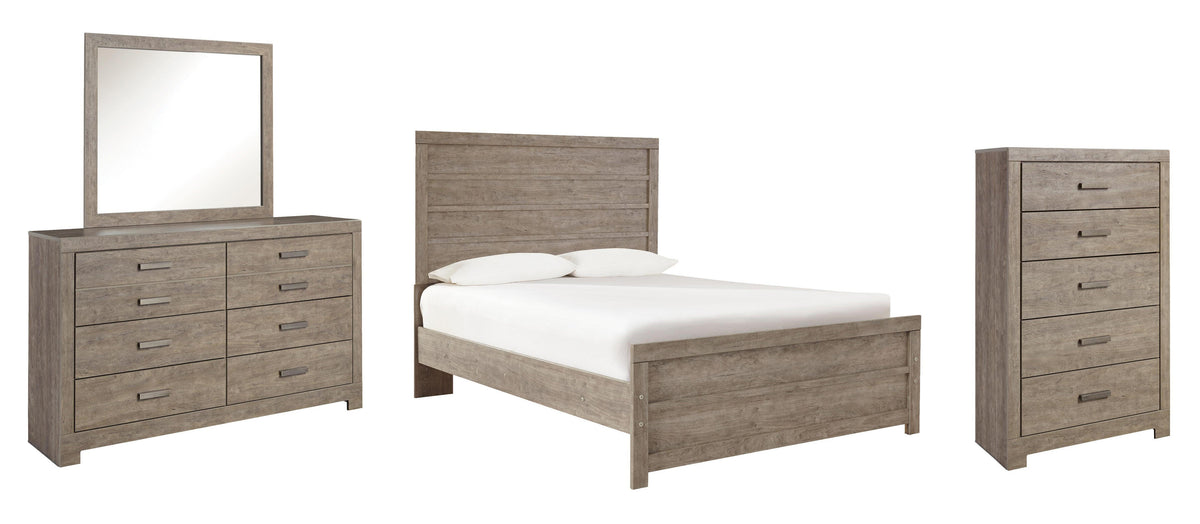 Culverbach Full Panel Bed, Dresser, Mirror and Chest