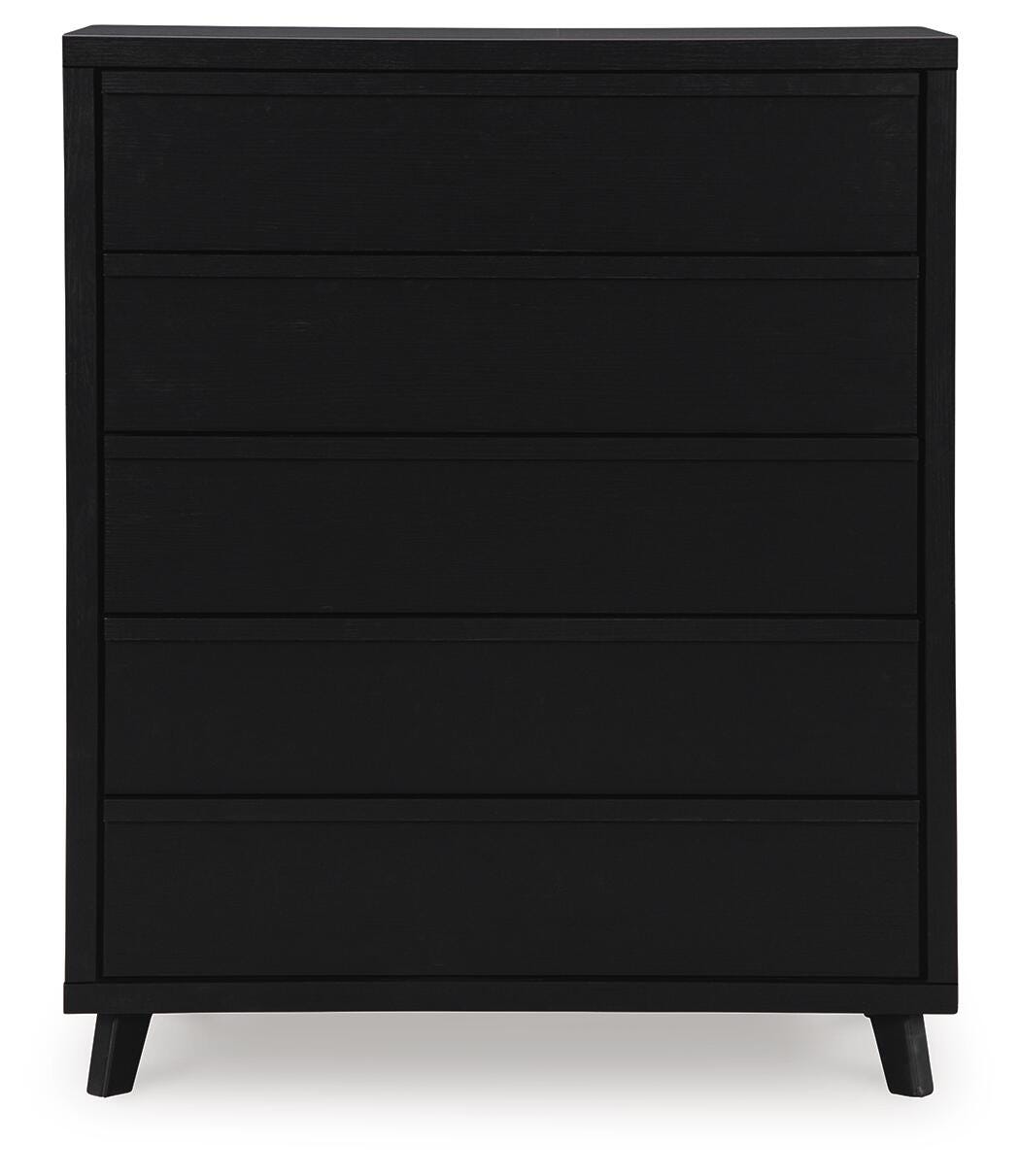 Danziar Five Drawer Wide Dresser