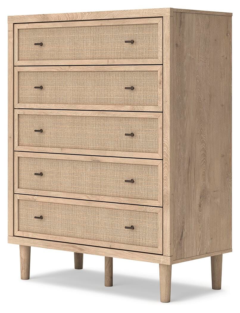 Cielden Five Drawer Wide Dresser