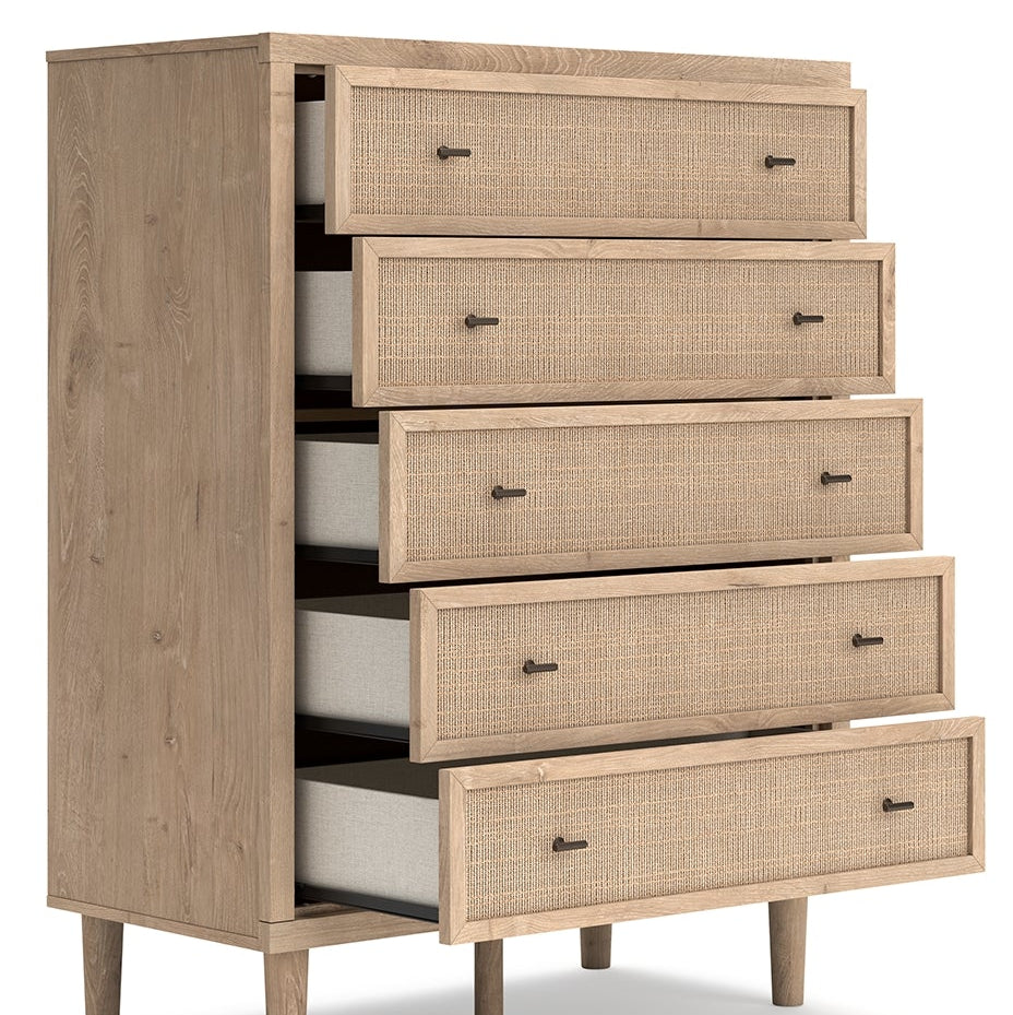 Cielden Five Drawer Wide Chest