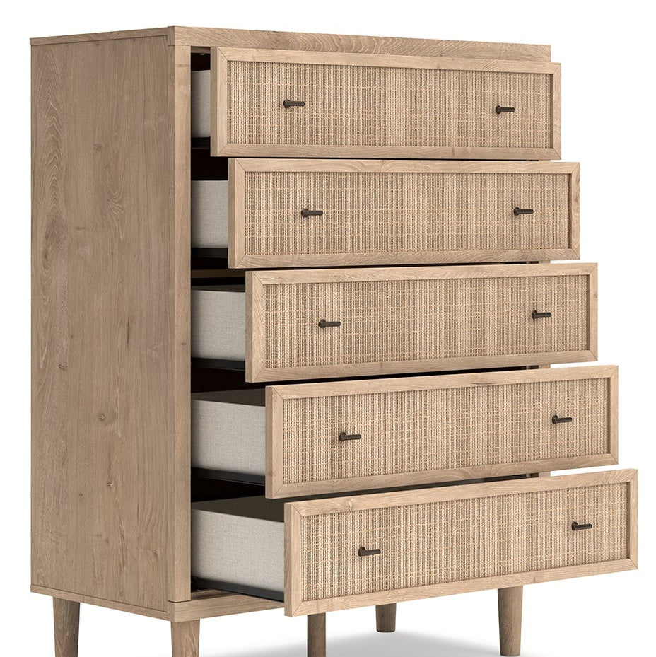 Cielden Queen Panel Headboard, Dresser, Mirror and Chest