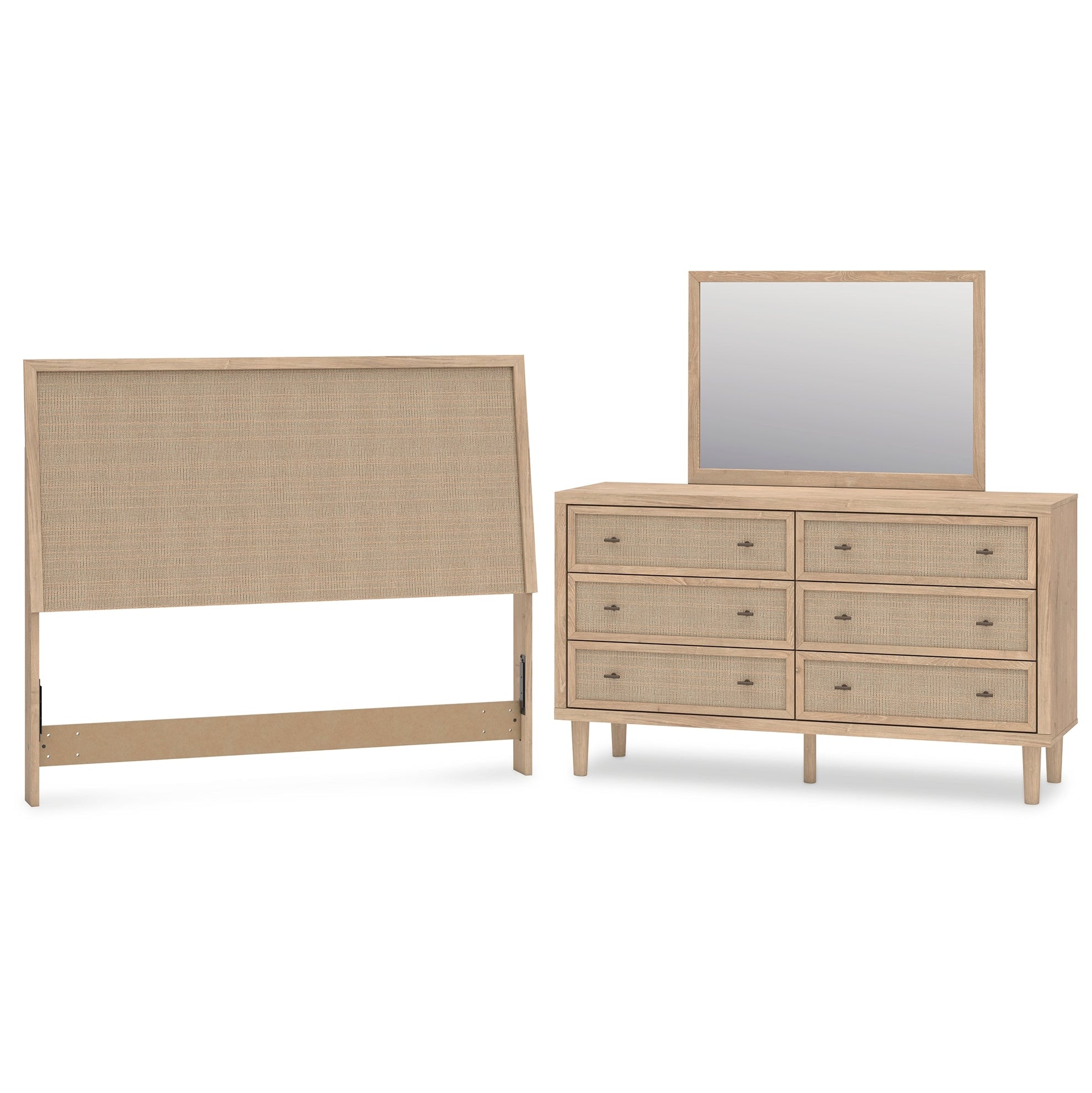 Cielden Queen Panel Headboard, Dresser and Mirror