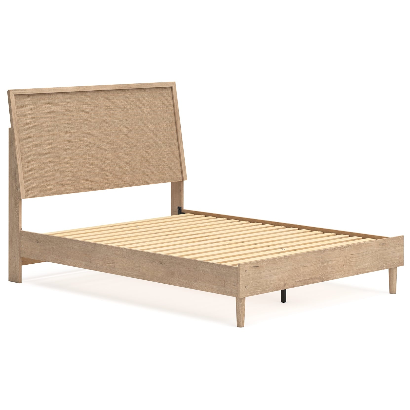 Cielden Queen Panel Bed with Mirrored Dresser