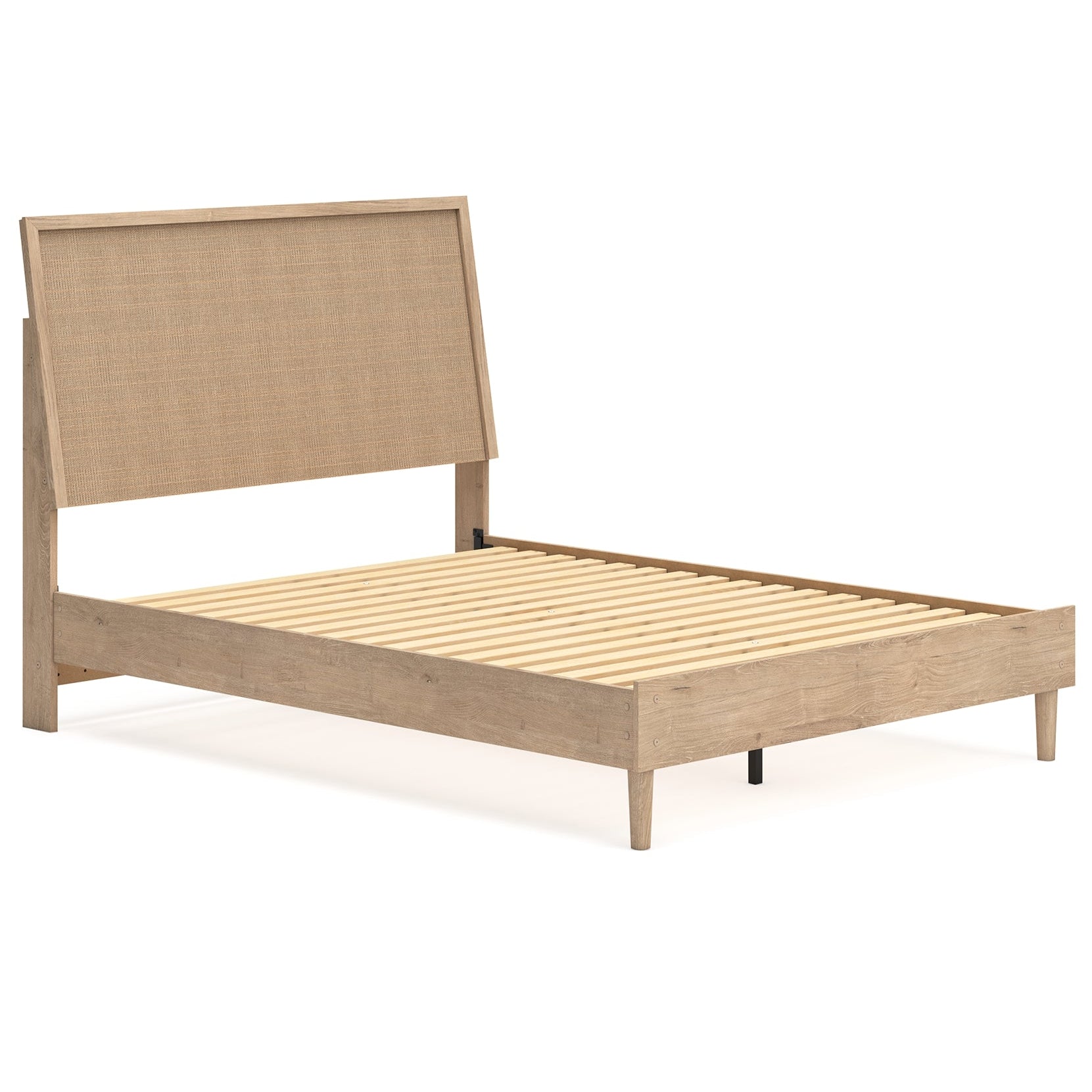Cielden Queen Panel Bed with Mirrored Dresser and Nightstand