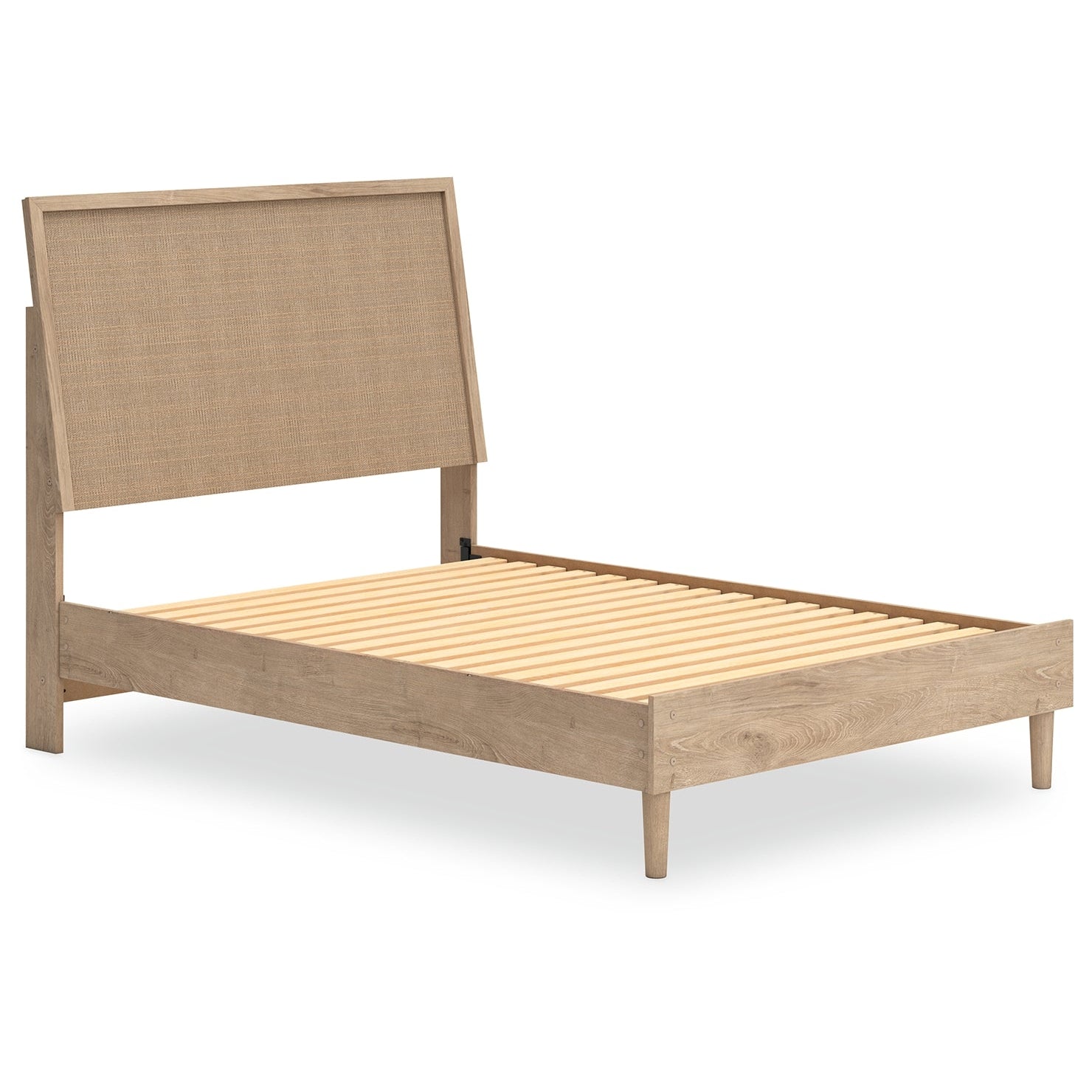 Cielden Full Panel Bed with Mirrored Dresser and Chest