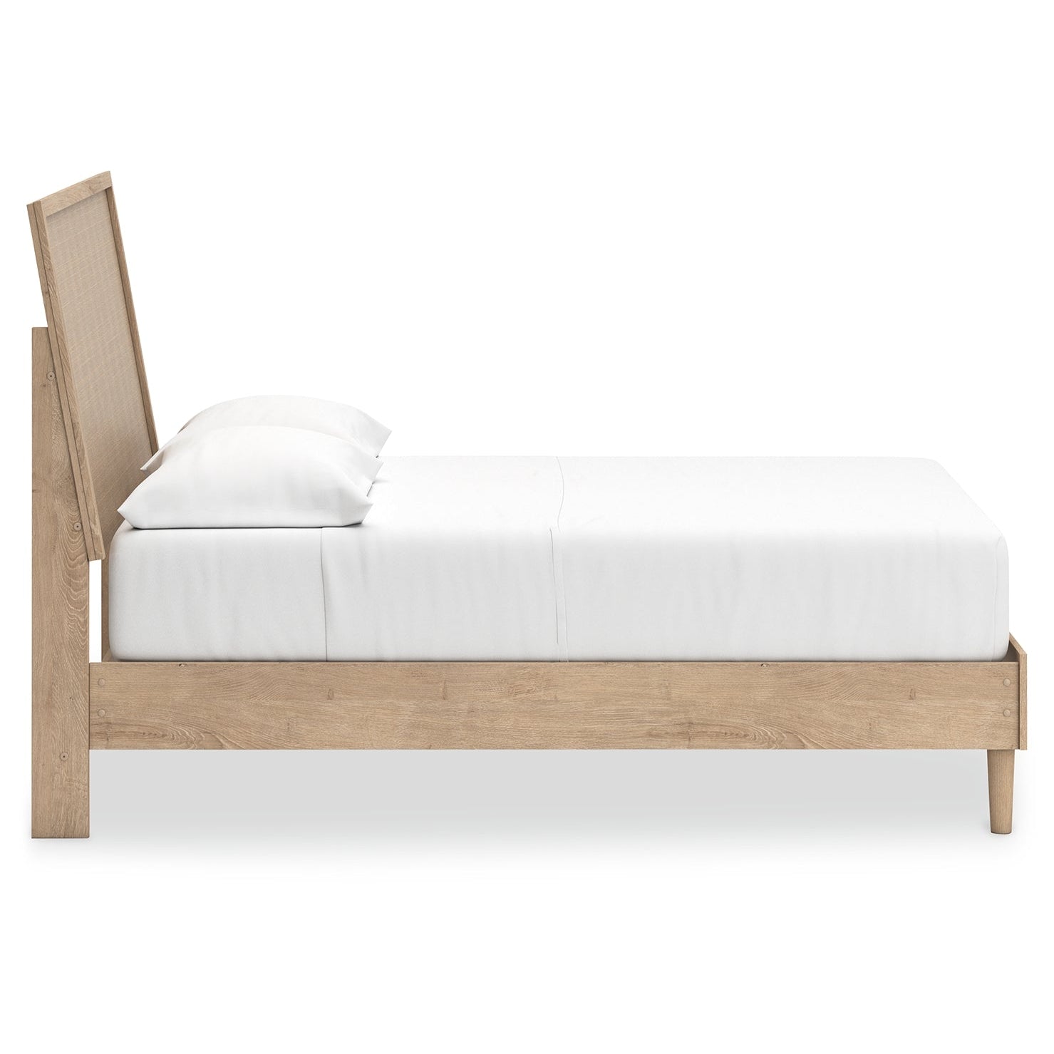 Cielden Full Panel Bed with Mirrored Dresser and Chest
