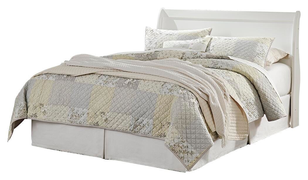 Anarasia Queen Sleigh Headboard, Dresser, Mirror and Chest