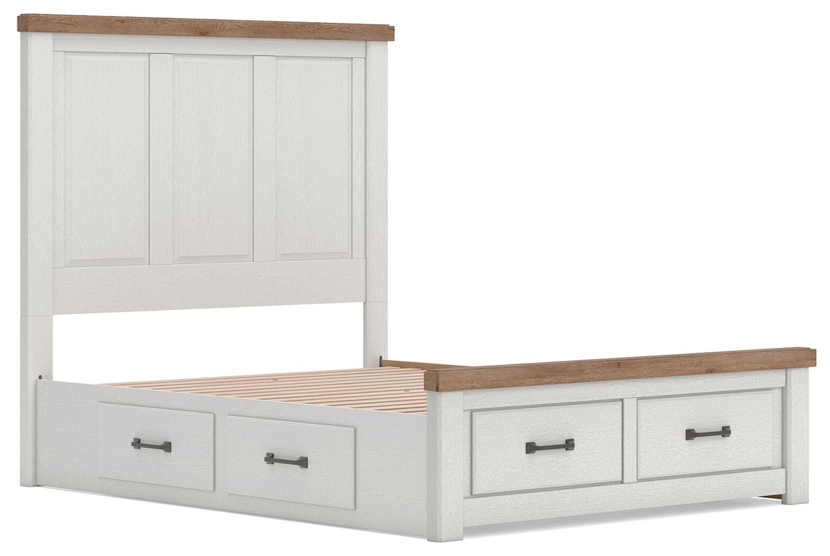 Savonport King Panel Storage Bed, Dresser, Mirror, Chest and Nightstand