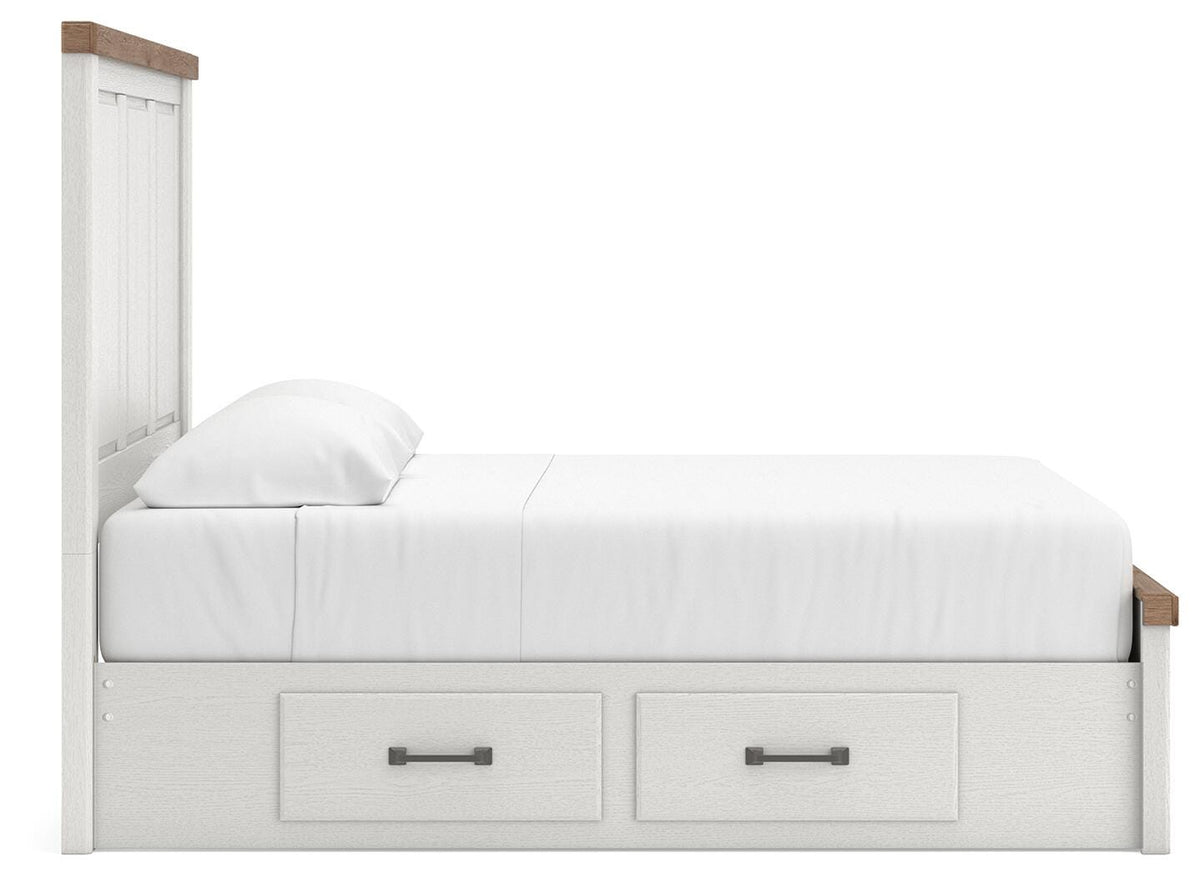 Savonport King Panel Storage Bed, Dresser, Mirror, Chest and Nightstand