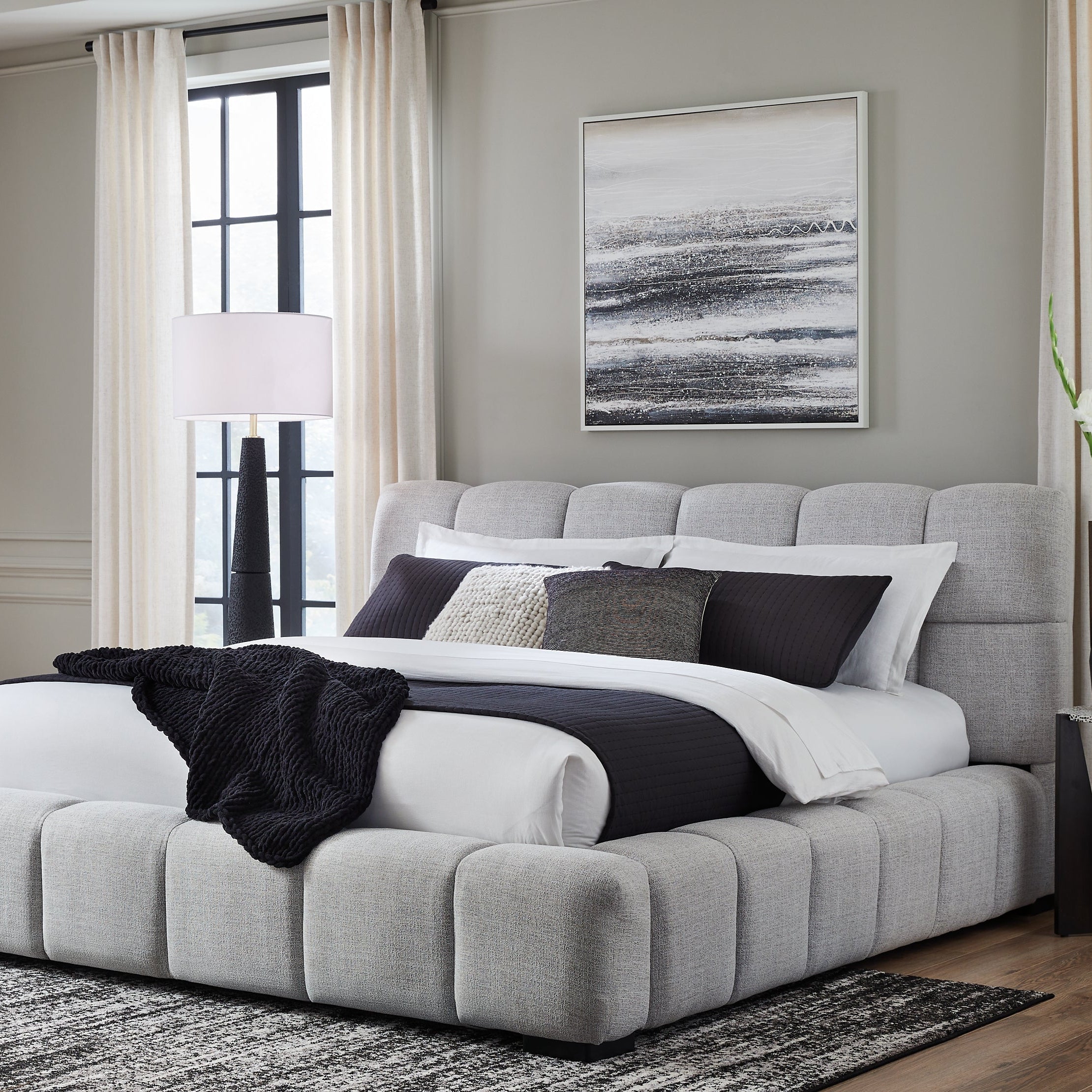 Jesstean King Upholstered Bed