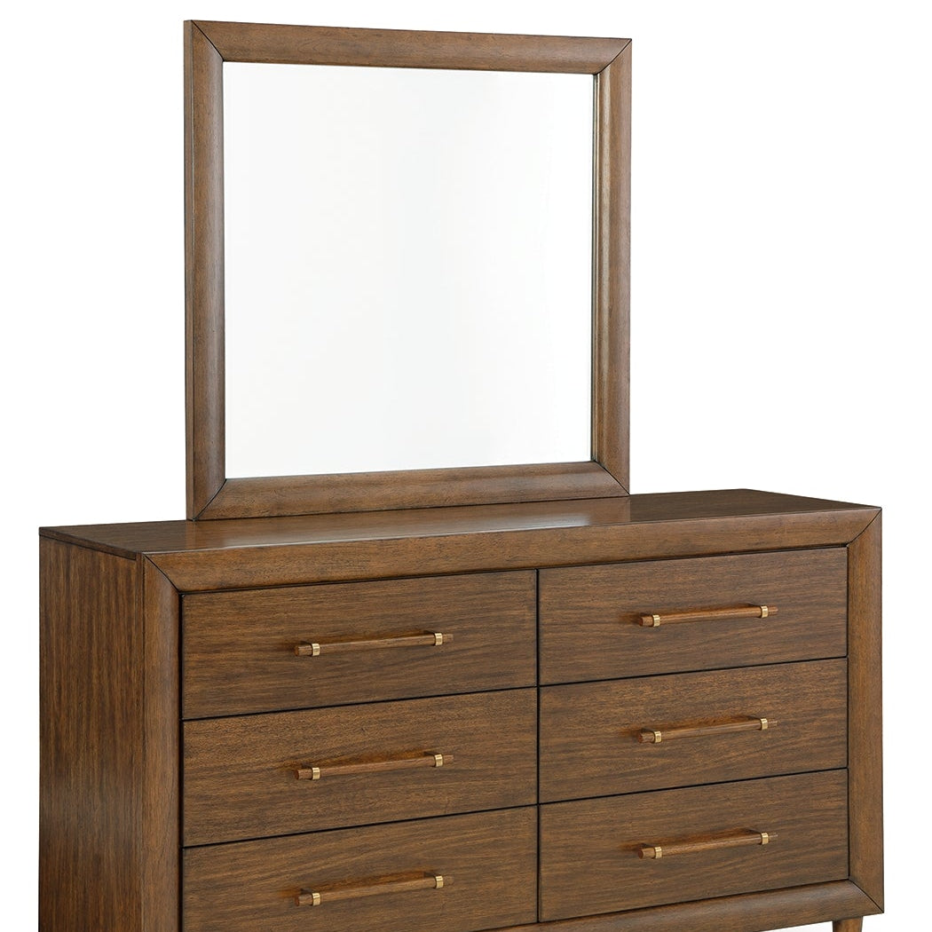 Lyncott California King Upholstered Bed, Dresser, Mirror and Chest