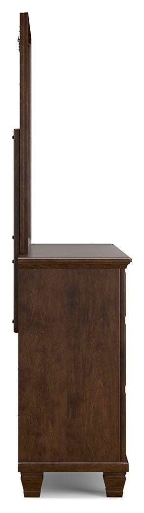 Danabrin Queen Panel Storage Bed, Dresser, Mirror and Nightstand
