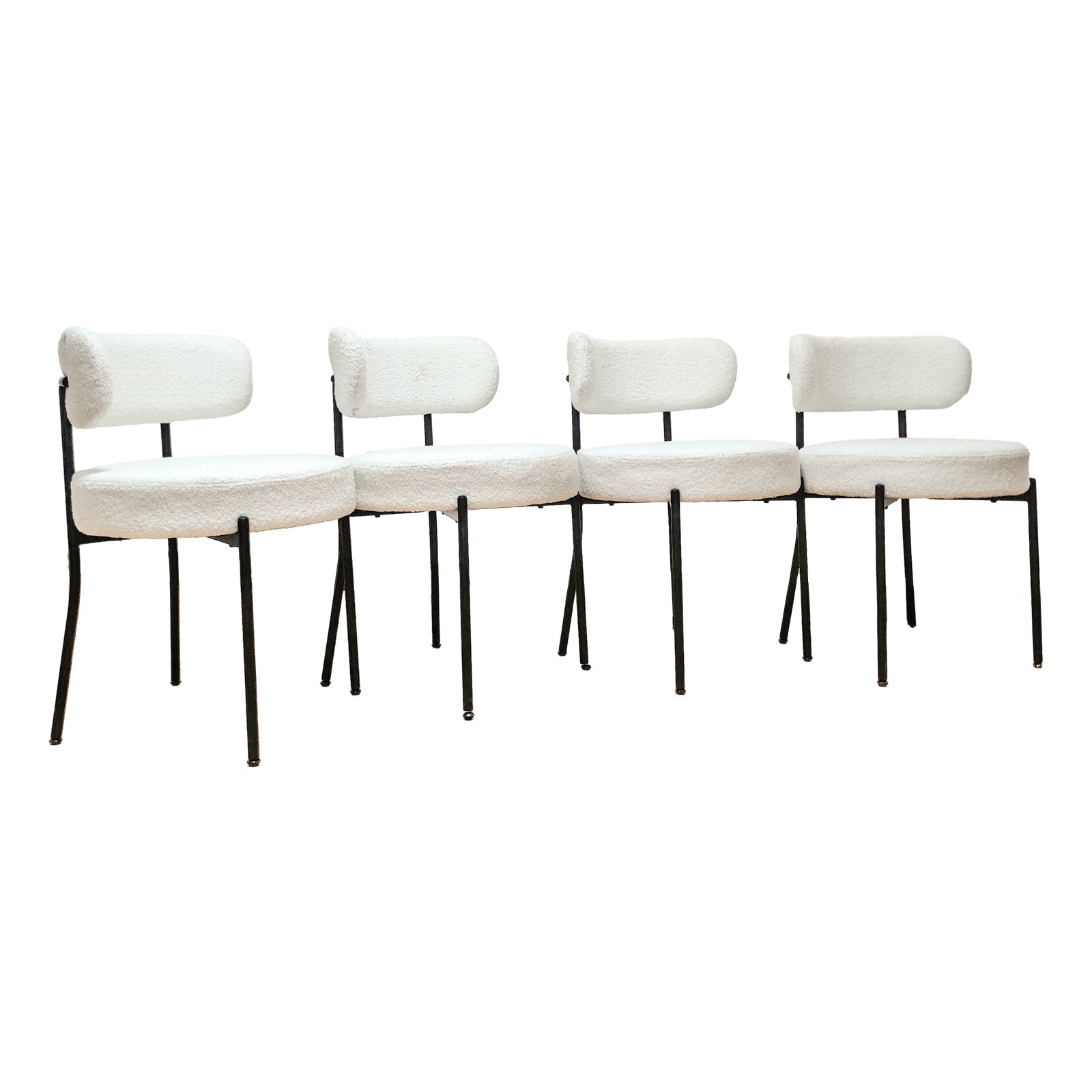 Mid-Century Modern White Dining Chair - MidinMod