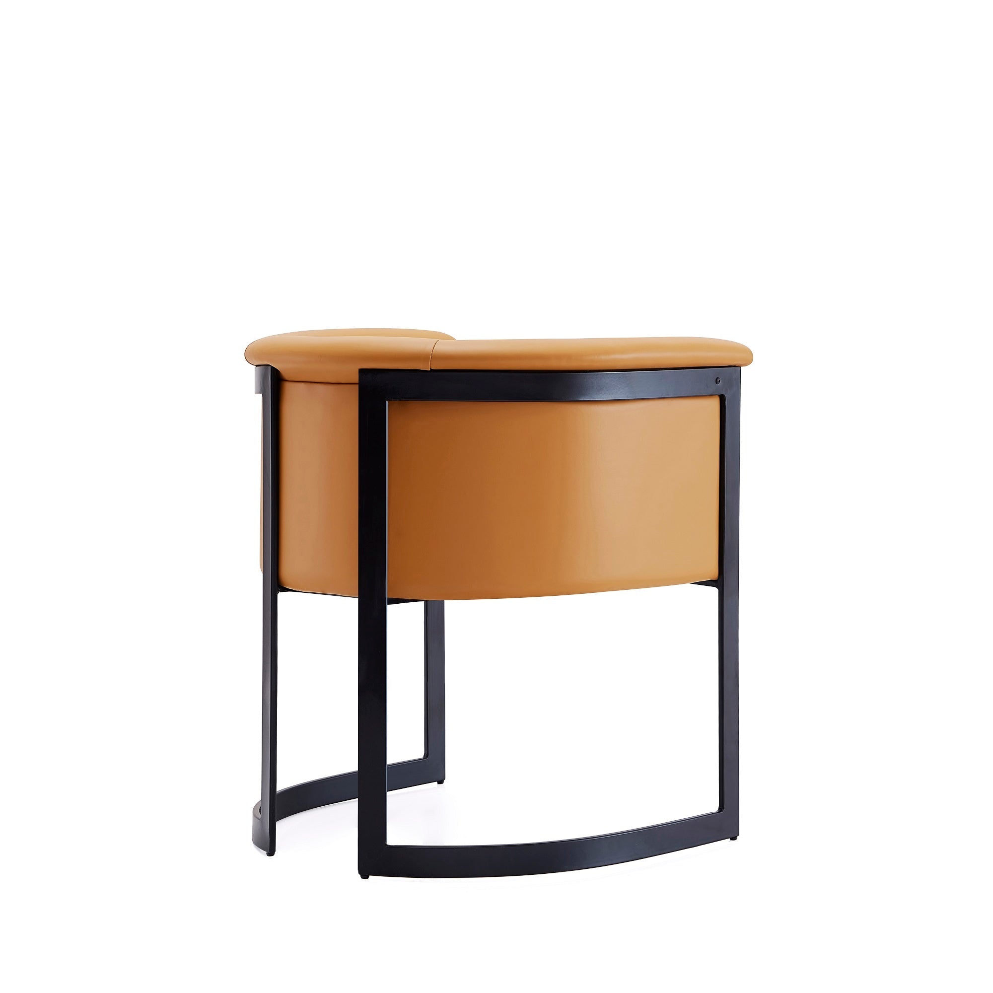 Corso Camel Dining Chair | Modern Vegan Leather Upholstered Side Chair | MidinMod