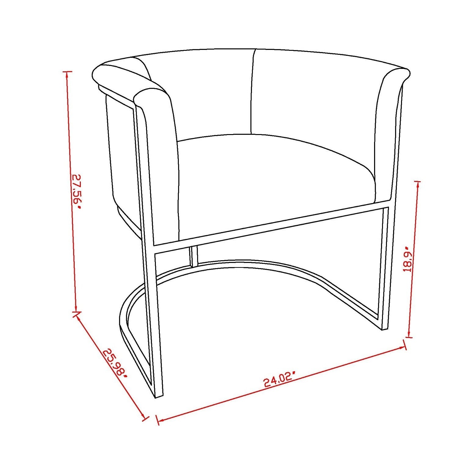 Cosmopolitan Camel Dining Chair | Modern Vegan Leather Upholstered Side Chair | MidinMod