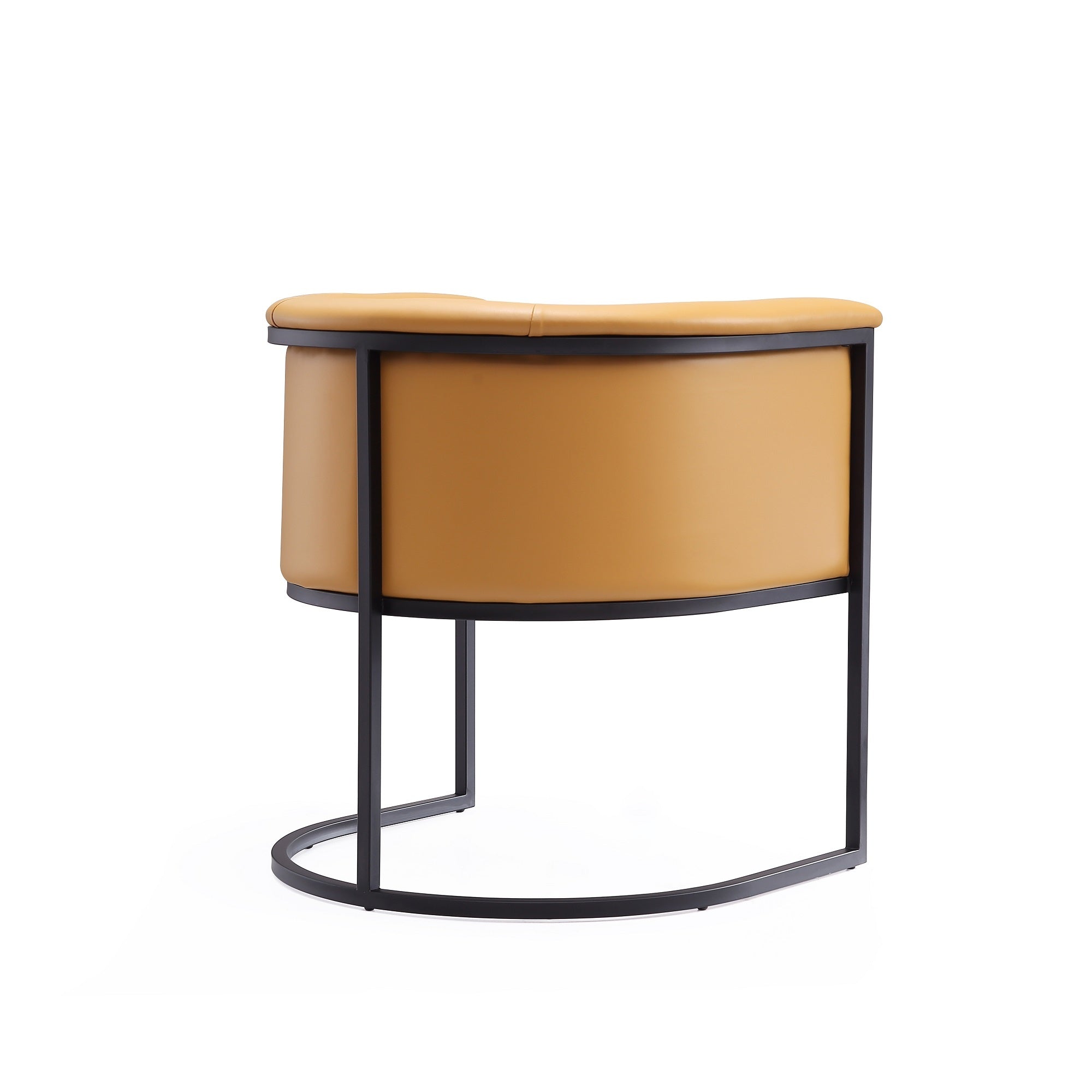 Cosmopolitan Camel Dining Chair | Modern Vegan Leather Upholstered Side Chair | MidinMod