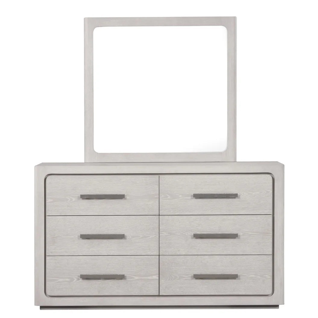 Crowthorne White Oak Dresser | Contemporary Rubberwood Bedroom Dresser | MidinMod