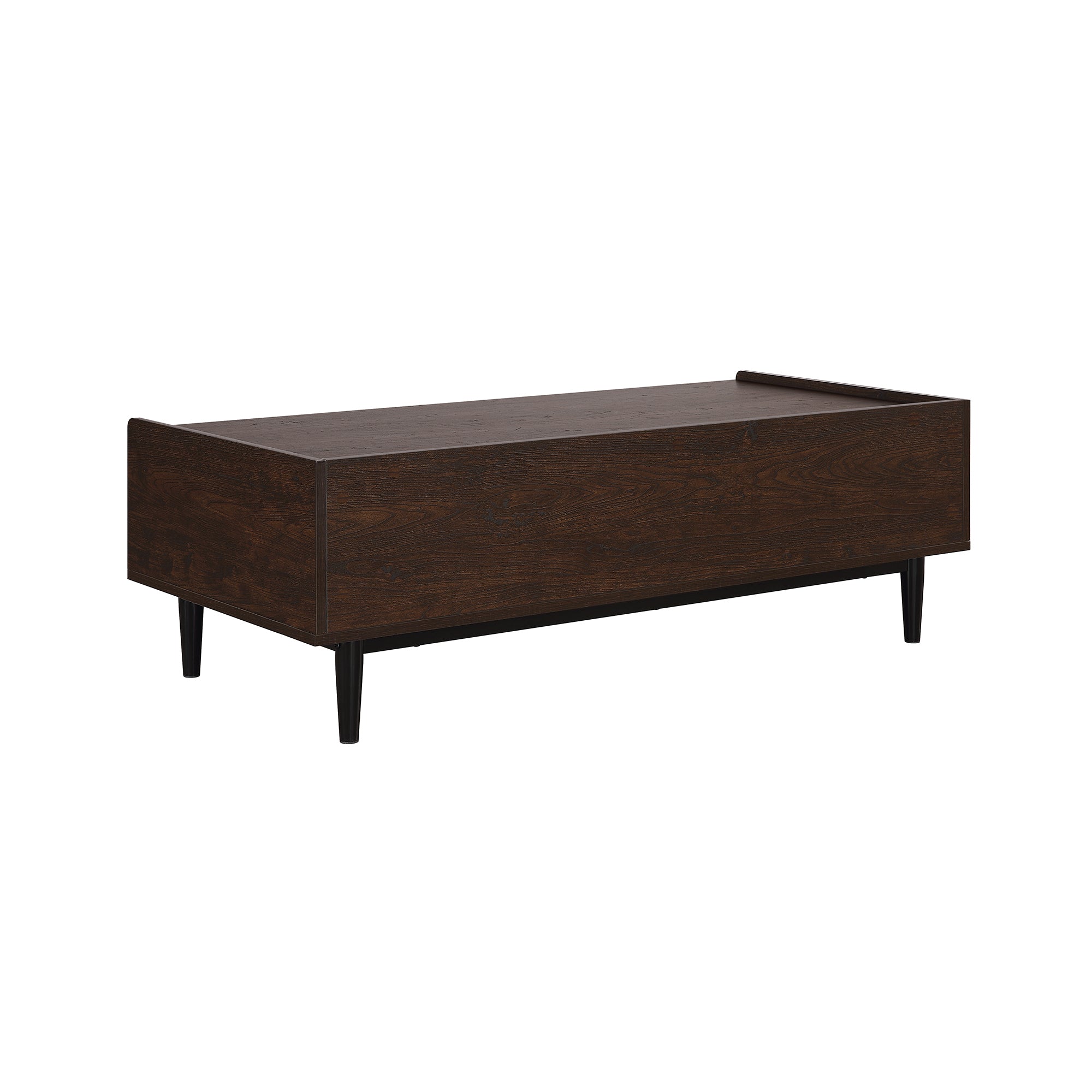 Duane Dark Brown & Black Coffee Table | Modern Living Room Centerpiece | MidinMod