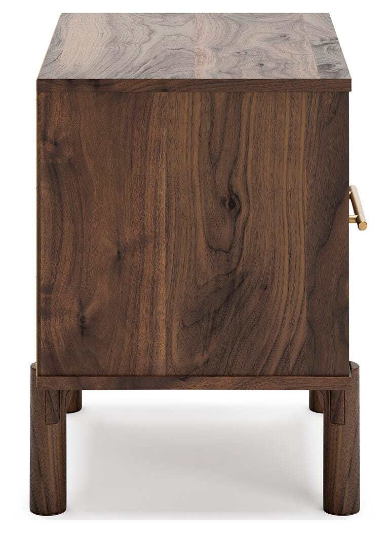 Calverson Nightstand - 1 Drawer, Open Cubby