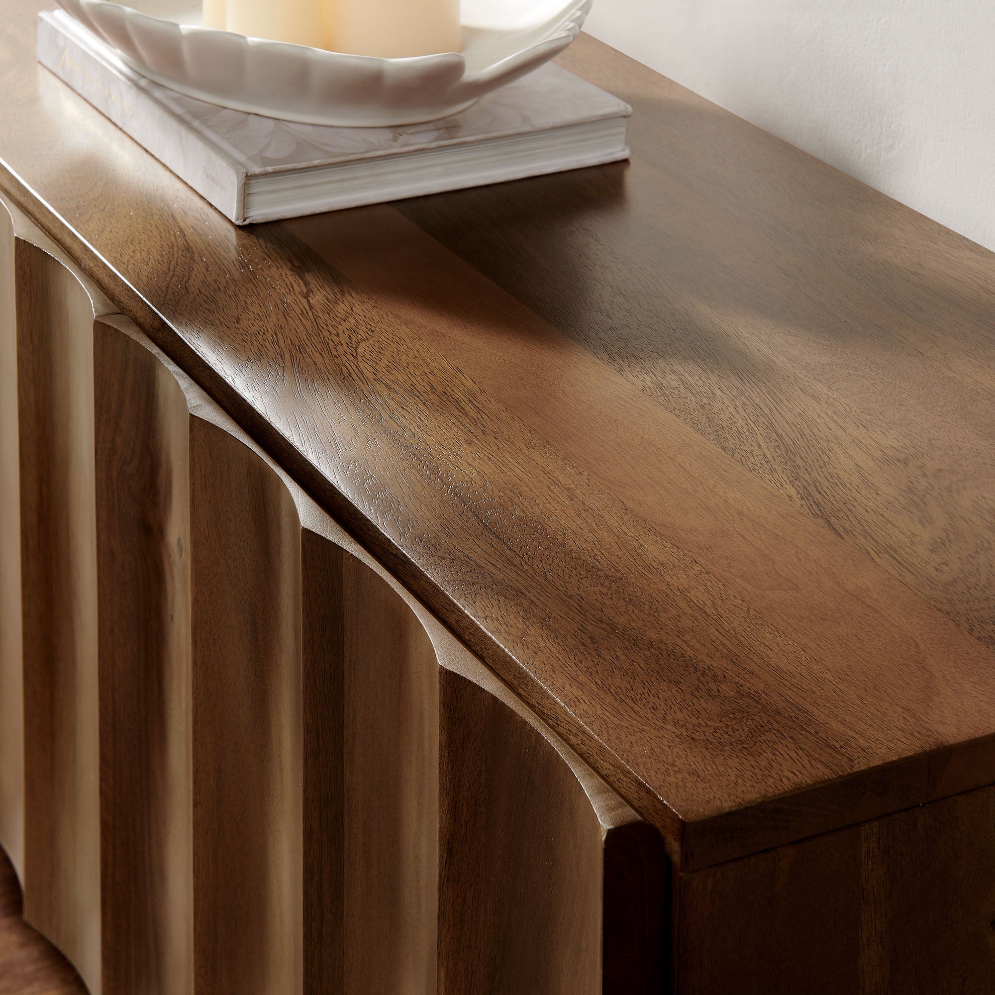Sorren Scalloped 71" Wood TV Stand by Modway