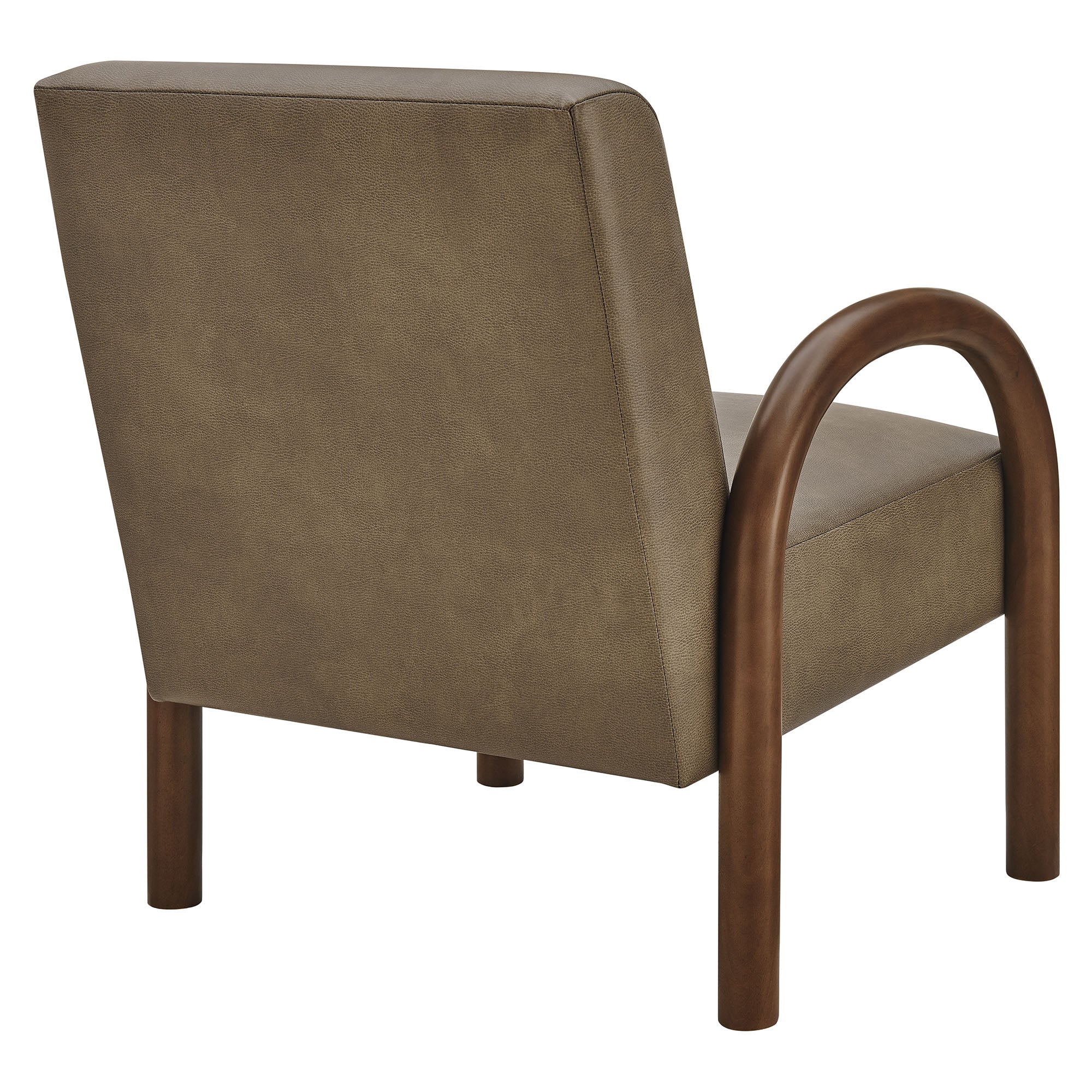 Lunet Faux Leather Upholstered Accent Chair by Modway