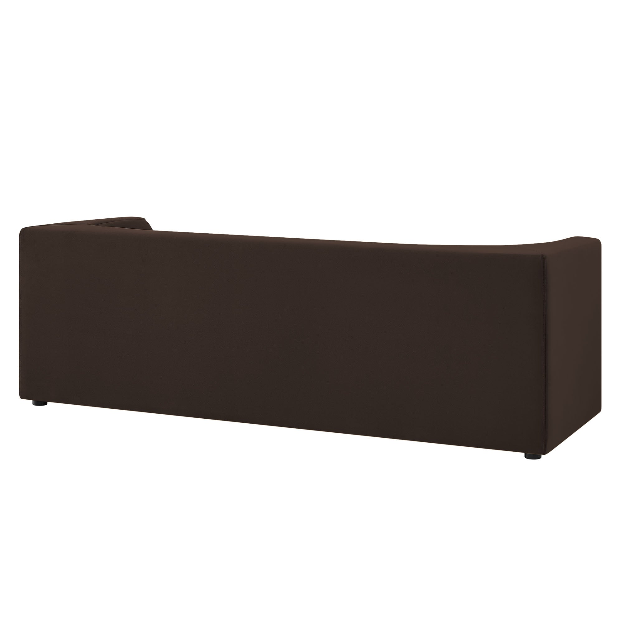 Hilda 86" Curved Back Performance Velvet Sofa by Modway