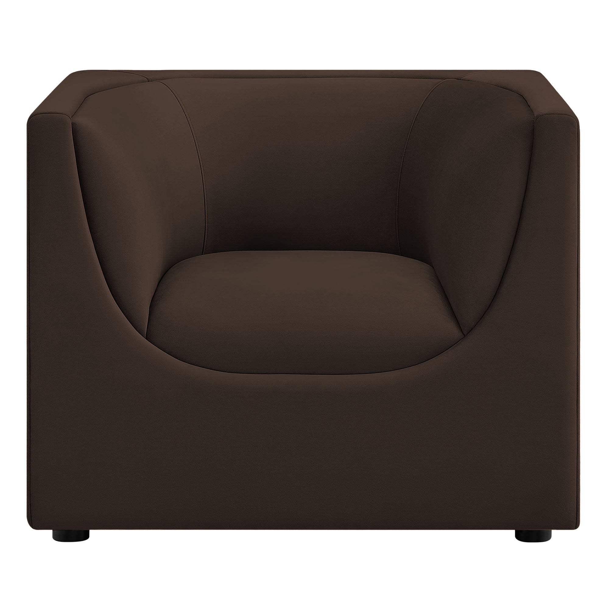 Hilda Curved Back Performance Velvet Armchair by Modway