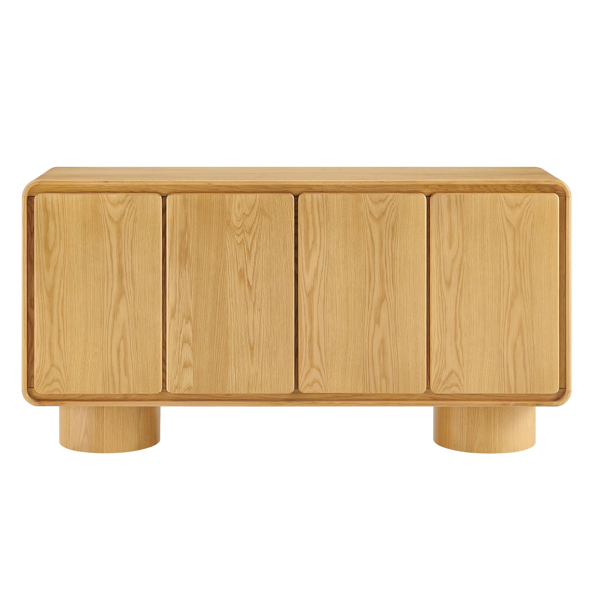 Lumo 4-Door Curved Wood Accent Cabinet by Modway