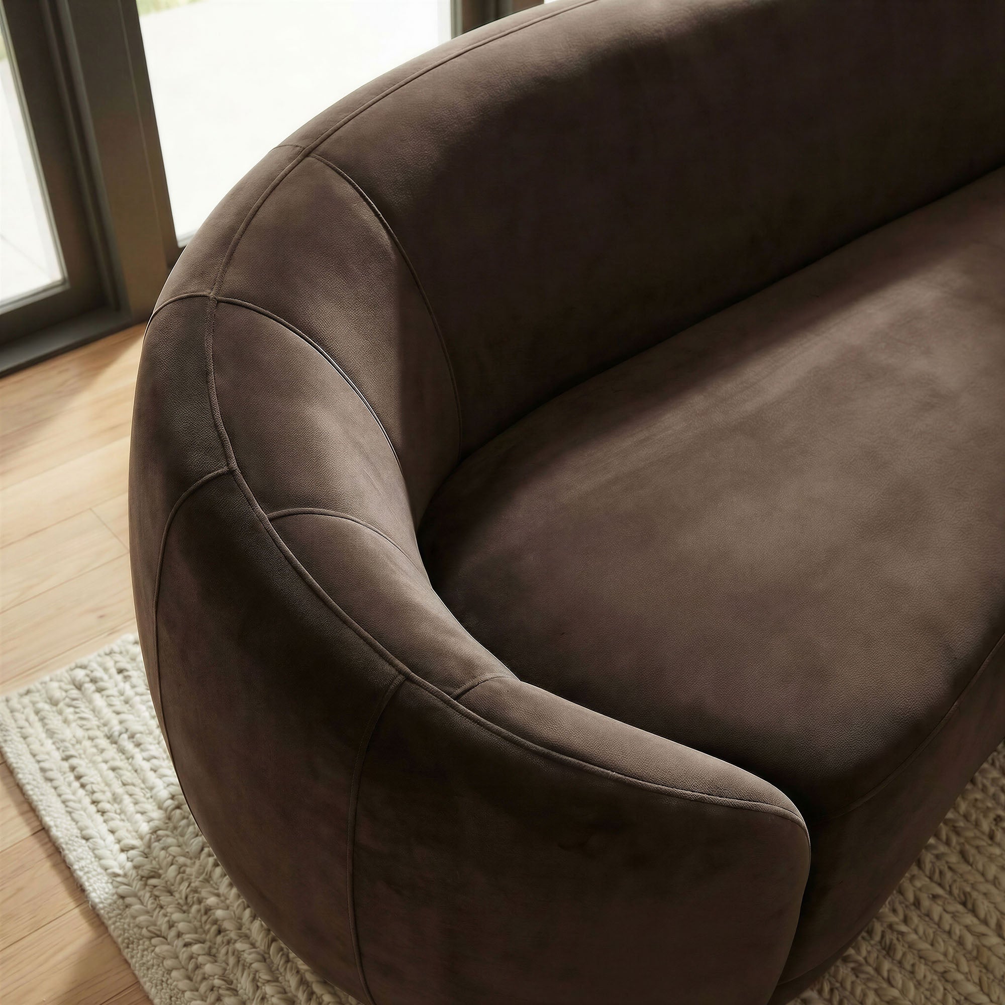 Contessa Curved Performance Velvet Sofa by Modway