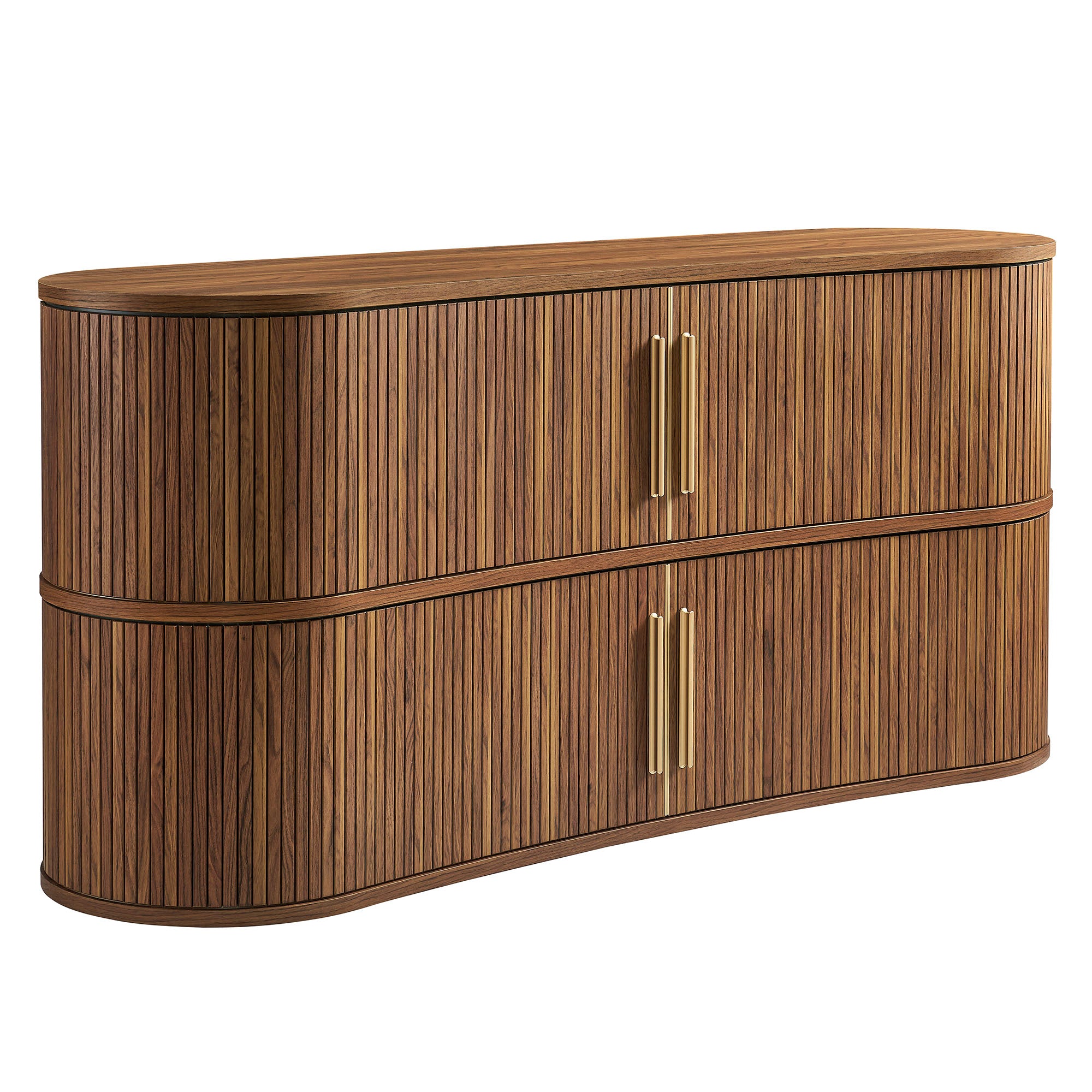 Radcliffe 63" Curved Fluted Sideboard Buffet Cabinet by Modway