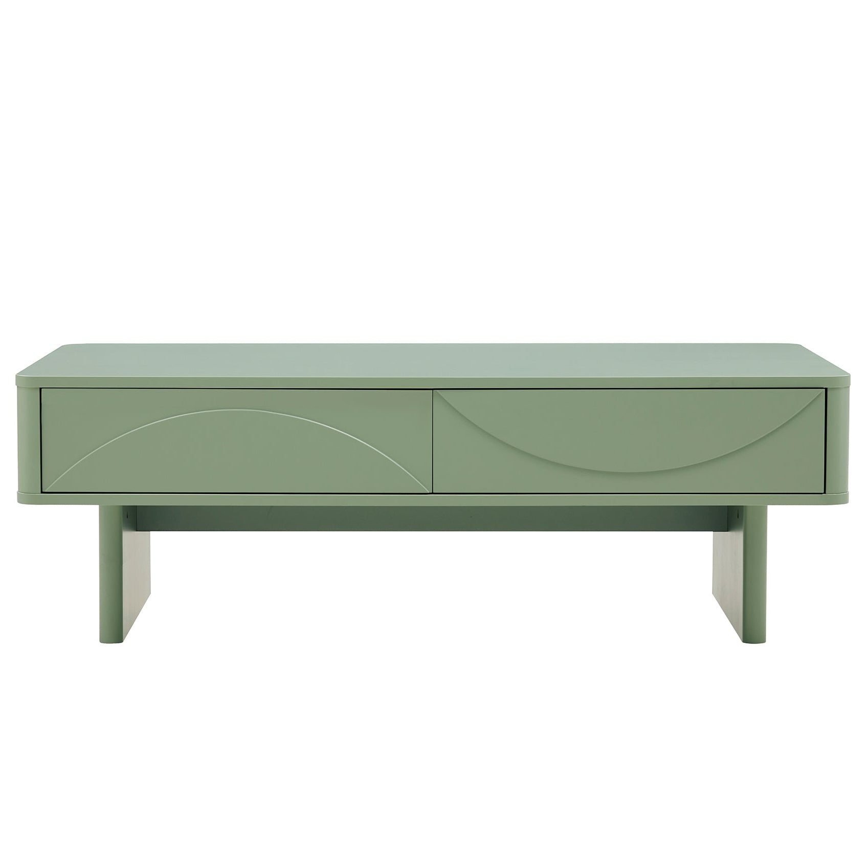 Ella 47.2" Sage Green Coffee Table | Modern Minimalist Living Room Centerpiece | MidinMod
