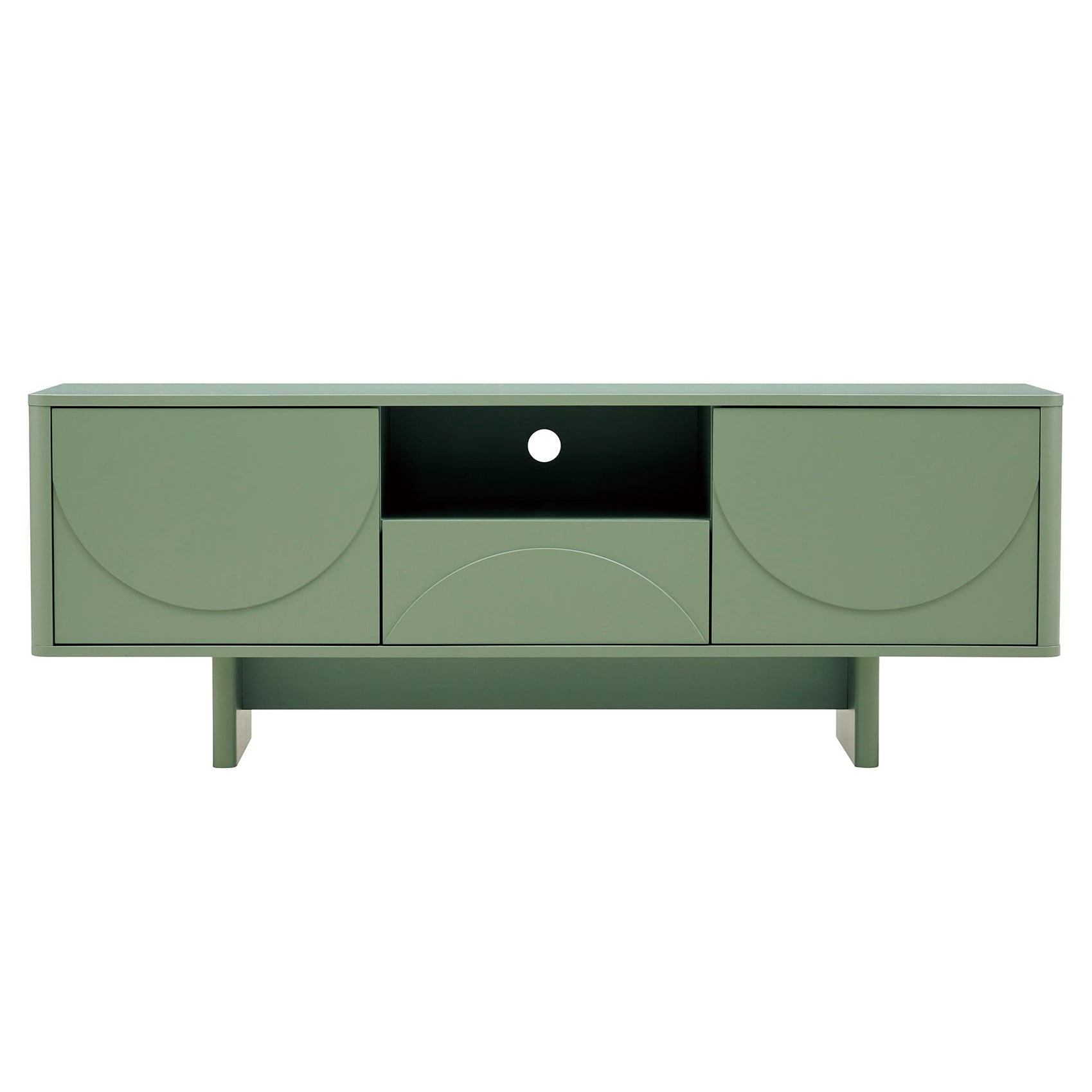Ella 59-Inch Sage Green TV Stand | Sleek Modern Media Console | MidinMod