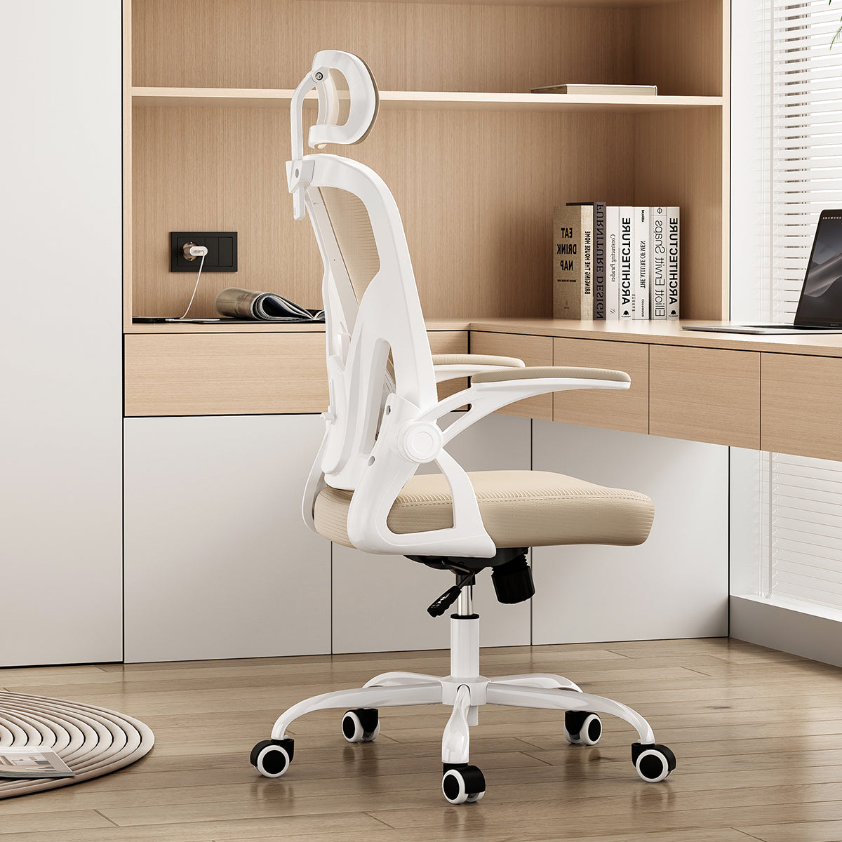 Farini Ergonomic Mesh Office Chair with Adjustable Headrest and Lumbar Support - MidinMod