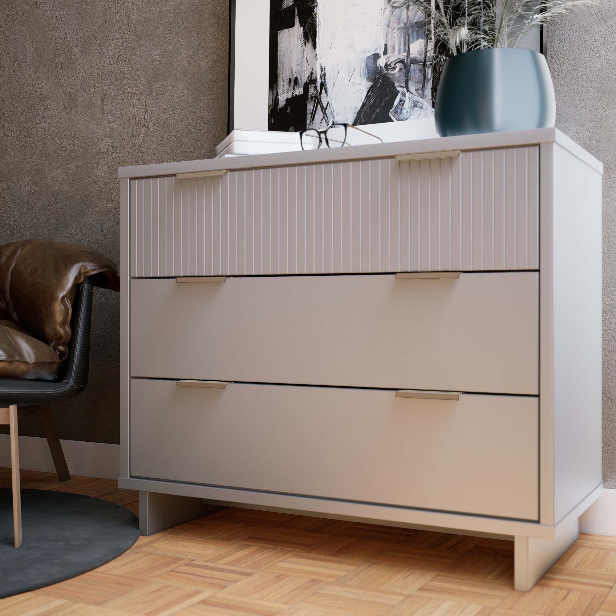Granville 38" Standard Dresser in Sage Green | Modern Solid Wood Chest of Drawers | MidinMod