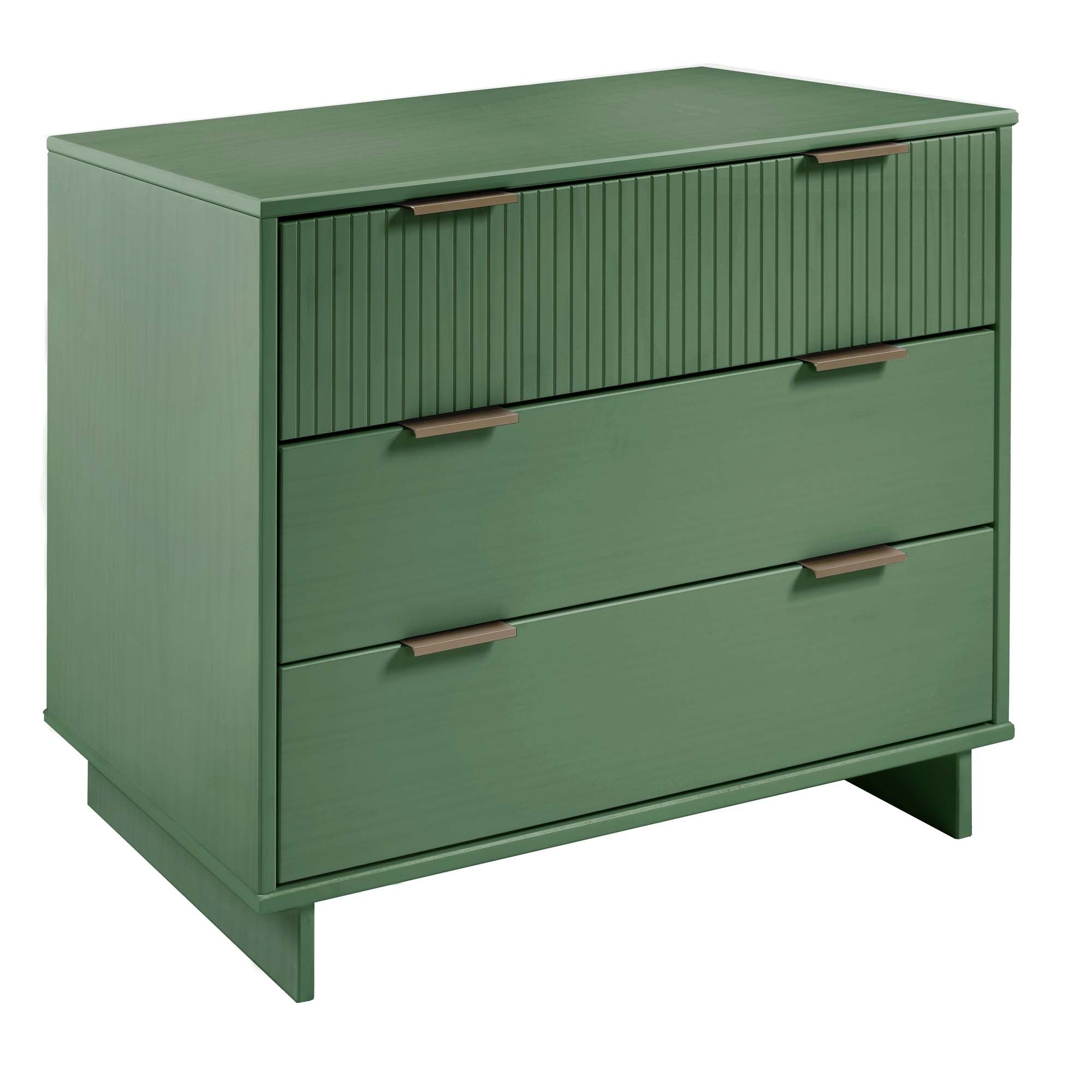 Granville 38.18" Standard Dresser in Sage Green | Modern Solid Wood Chest of Drawers | MidinMod