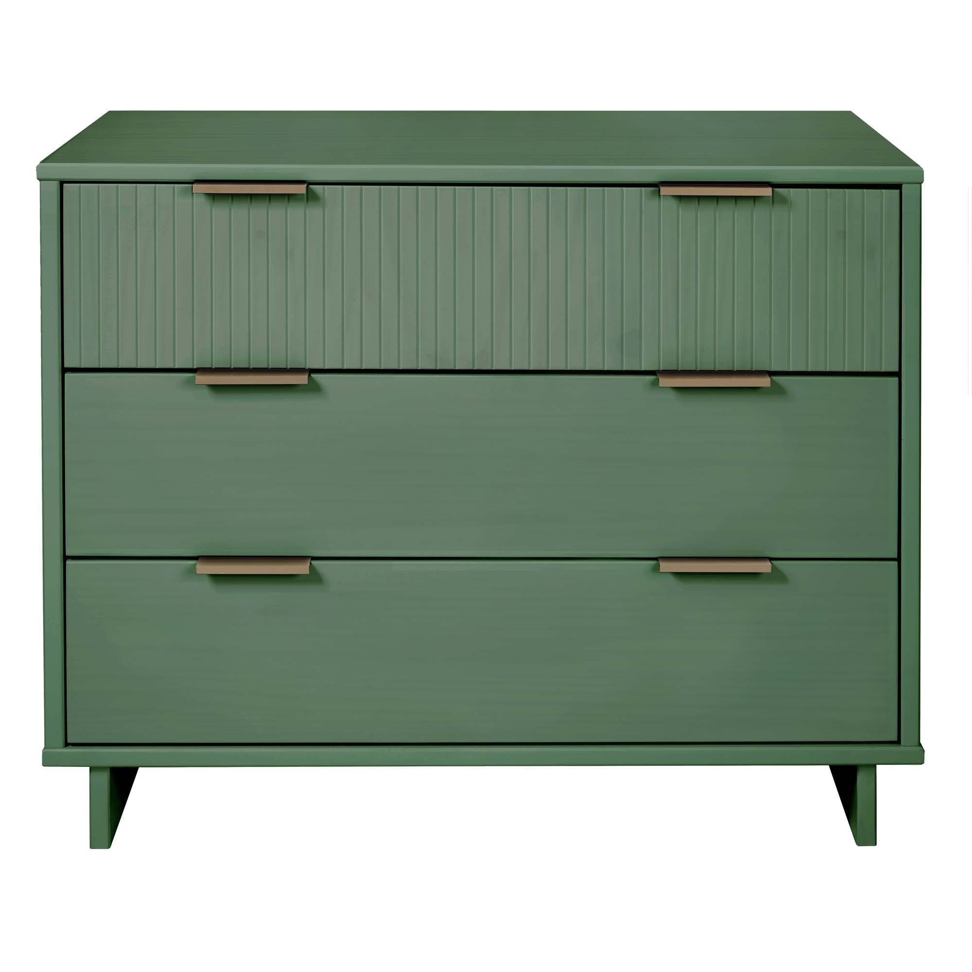 Granville 38.18" Standard Dresser in Sage Green | Modern Solid Wood Chest of Drawers | MidinMod