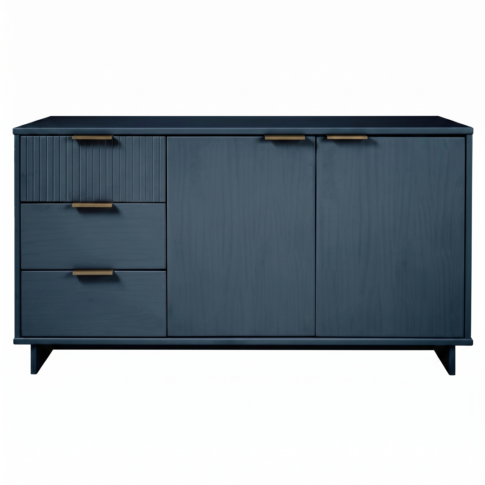 Granville 55.04" Midnight Blue Solid Wood Sideboard | Modern Storage Console | MidinMod