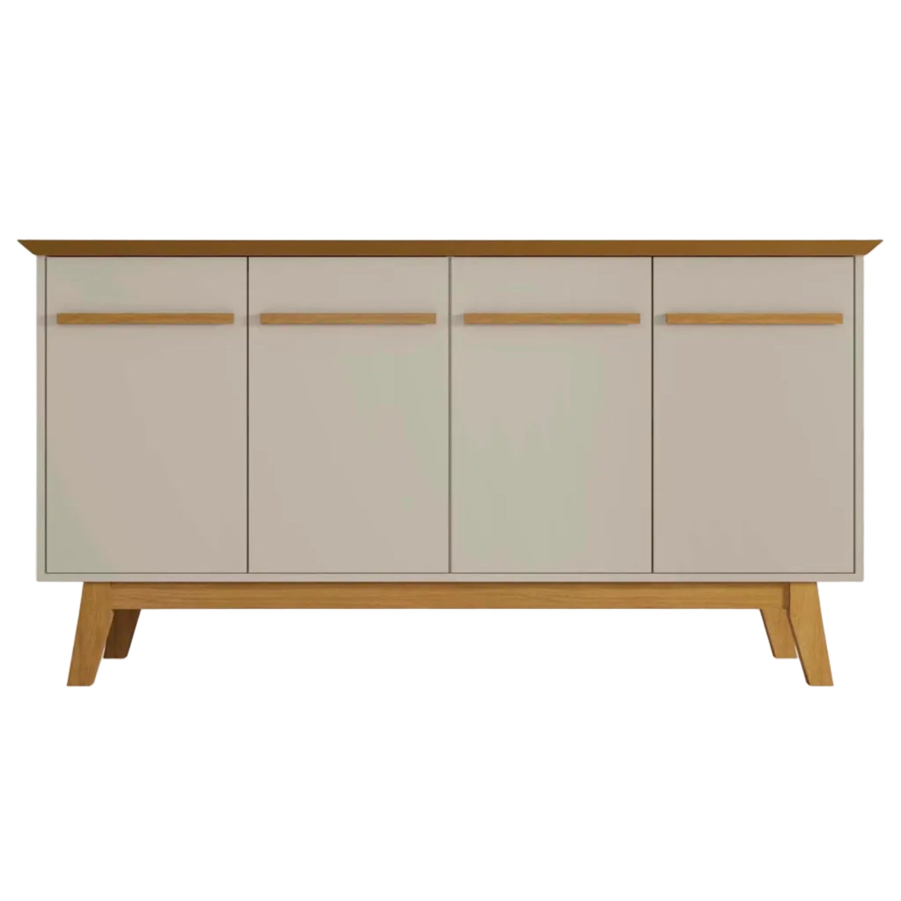 Granville 55.07" Modern Off White Solid Wood Sideboard | MidinMod