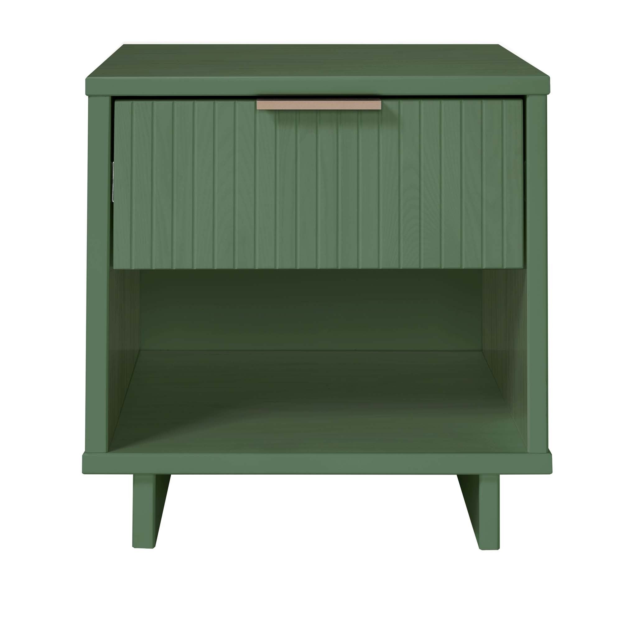 Granville 1.0 Sage Green Nightstand | Modern Solid Wood Bedside Table | MidinMod