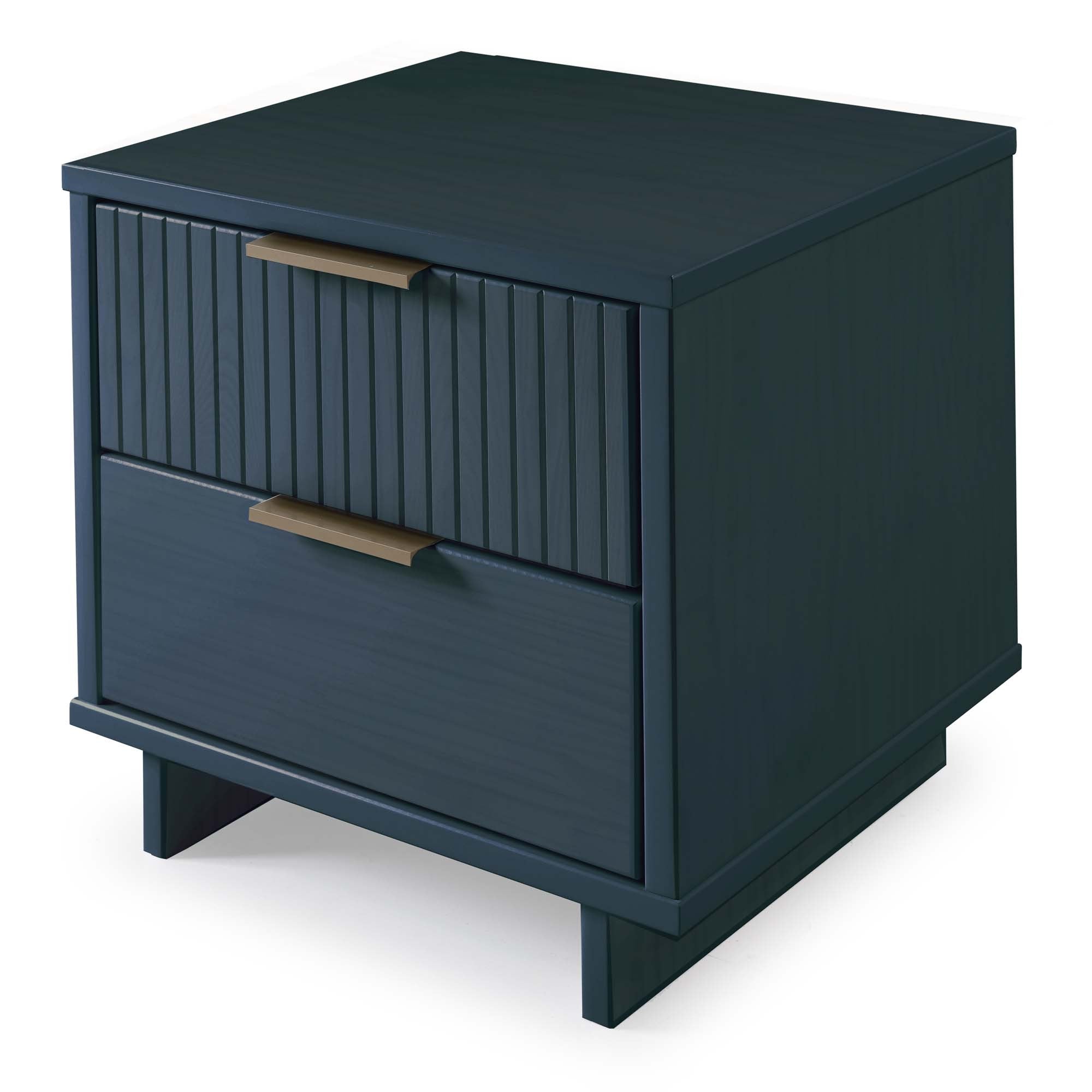 Granville 2.0 Midnight Blue Nightstand | Modern Solid Wood Bedside Table | MidinMod