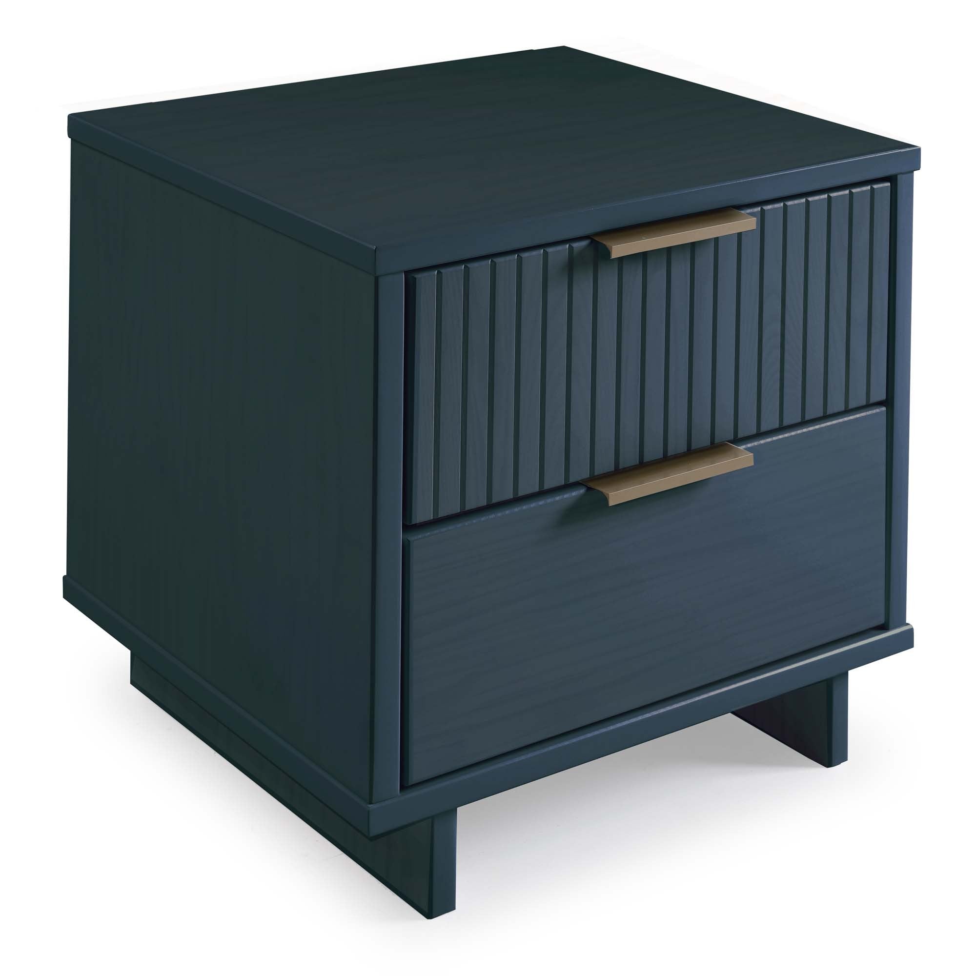Granville 2.0 Midnight Blue Nightstand | Modern Solid Wood Bedside Table | MidinMod