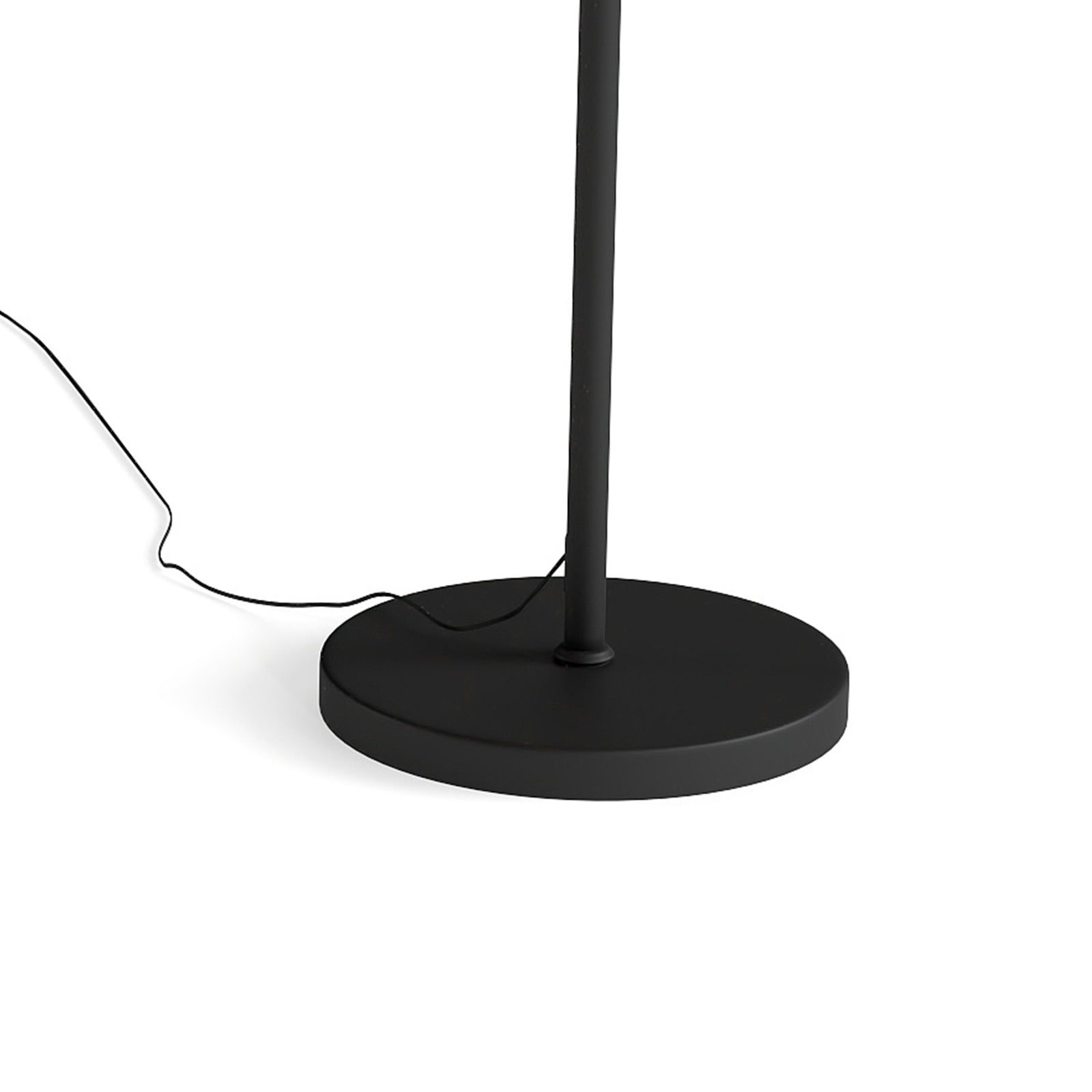 Modern White and Black Iron Floor Lamp with Pedal Switch - MidinMod
