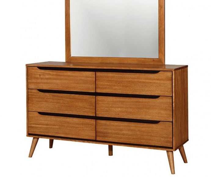 Lennart Oak Dresser | Mid-Century Modern Solid Wood Bedroom Dresser | MidinMod