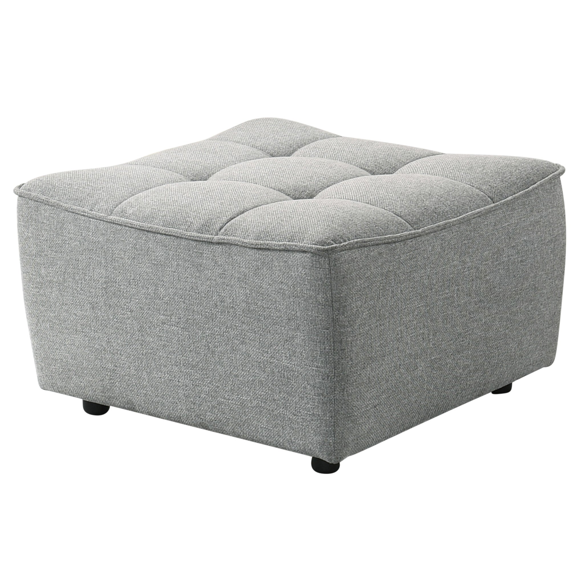 Linden Light Gray Linen Modular Corner Sofa - MidinMod