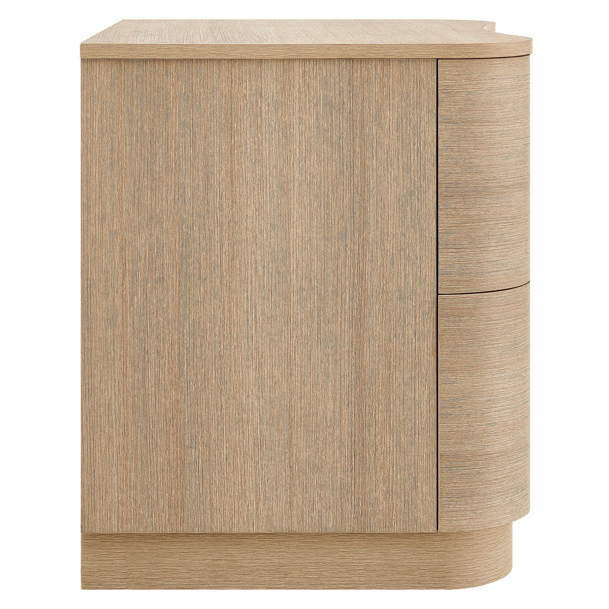 Mirae 2-Drawer Curved Nightstand by Modway