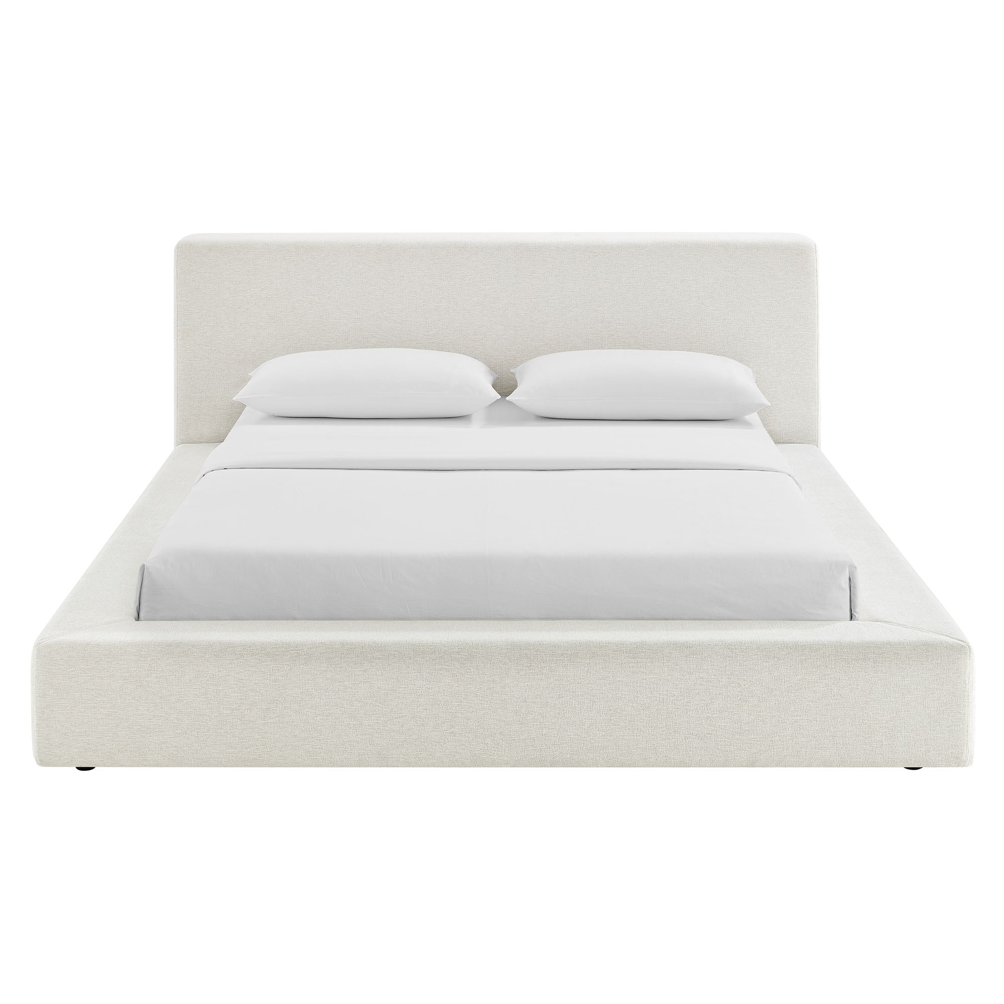 Luma Chenille Upholstered Queen Platform Bed Frame by Modway