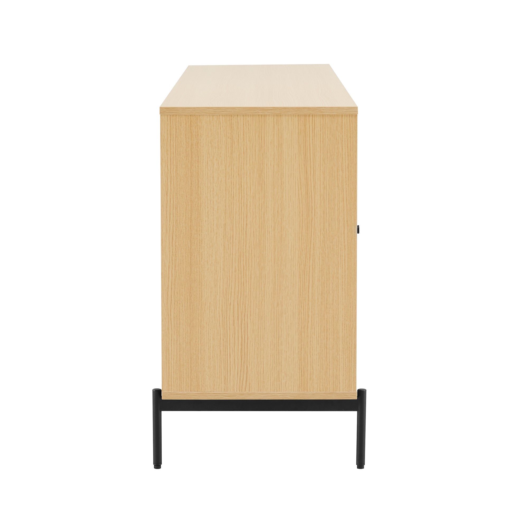 Magnolia 71" Sideboard in Natural Oak | Modern Solid Wood Dining Room Buffet | MidinMod