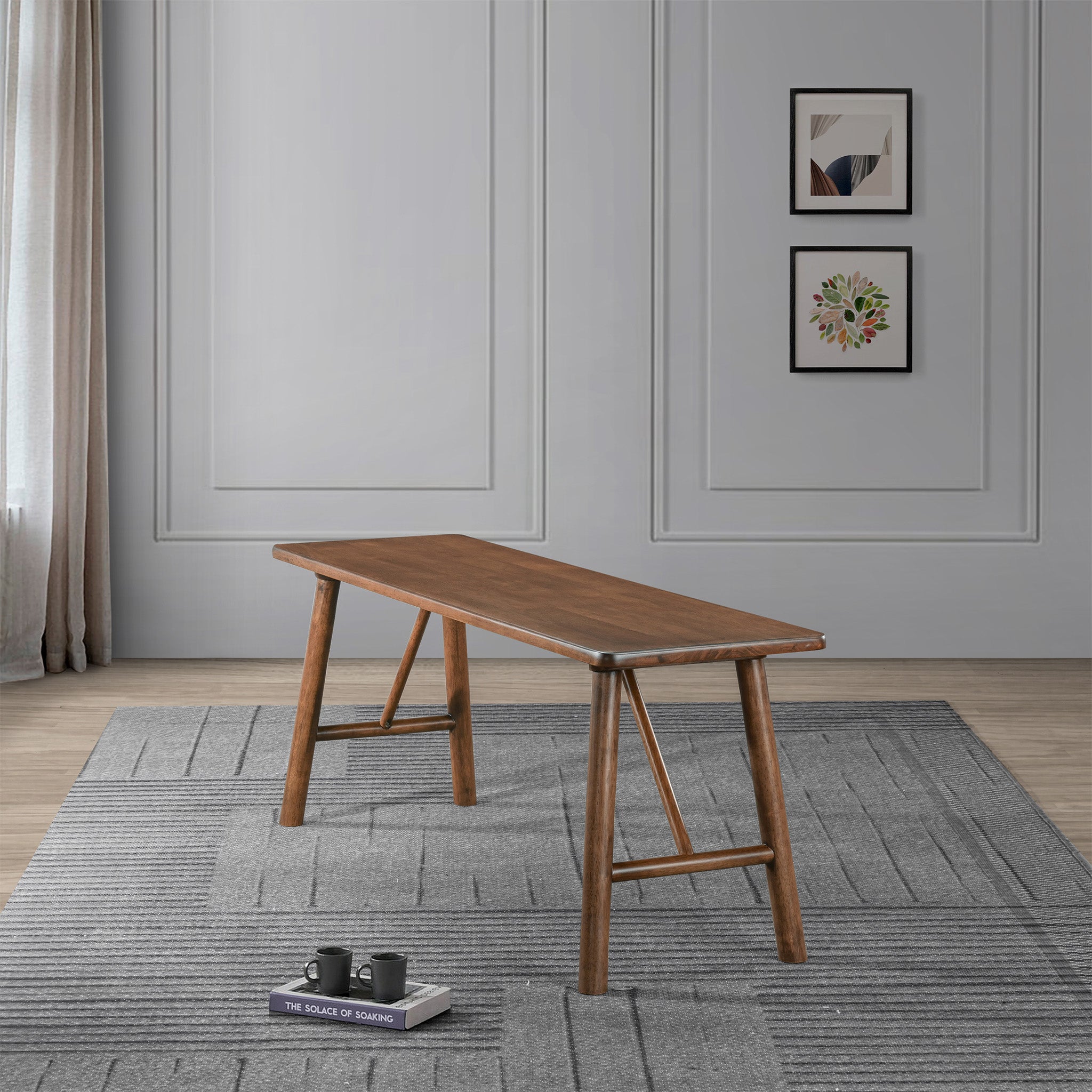 Main Walnut Bench - MidinMod